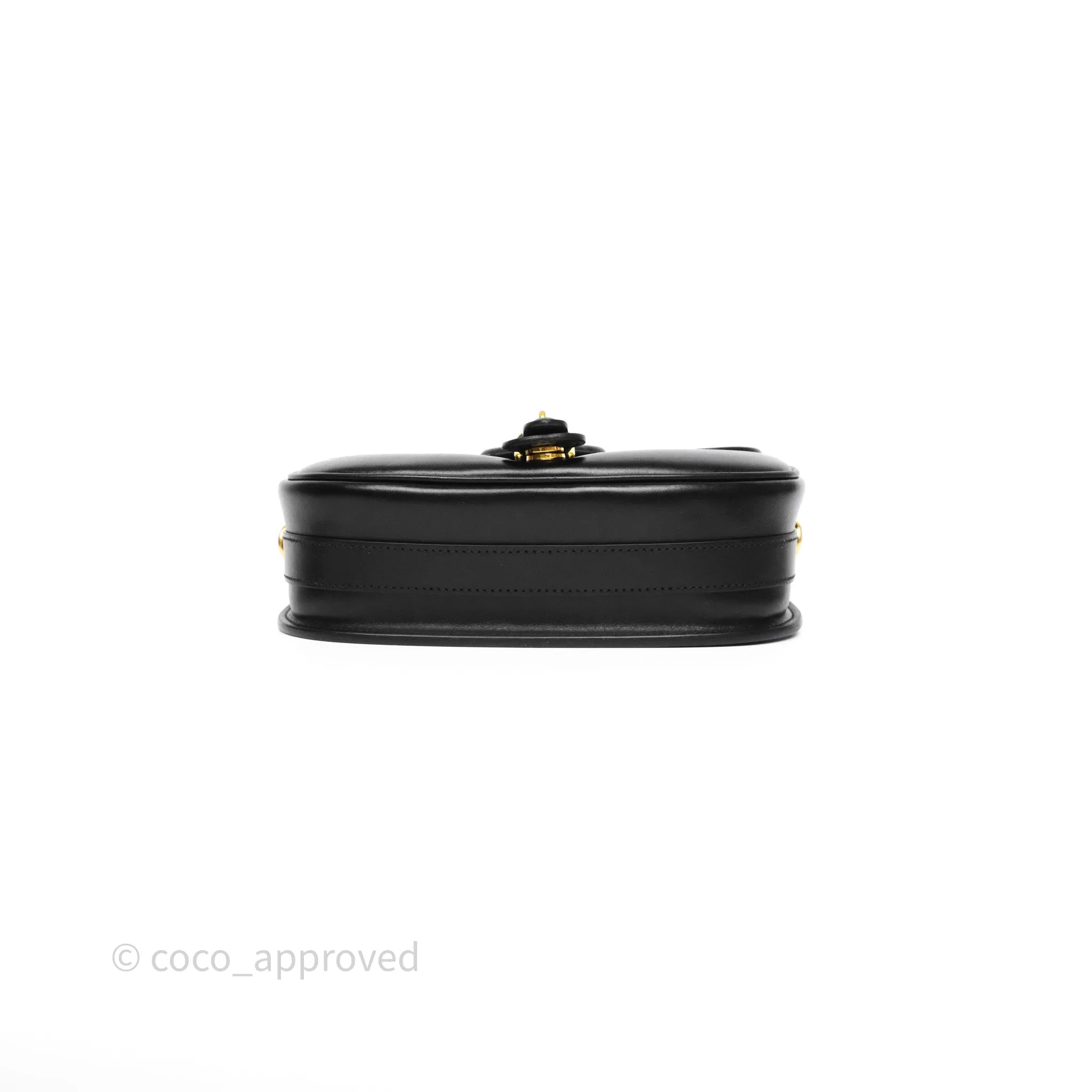 Dior Medium Bobby Flap Black Box Calfskin