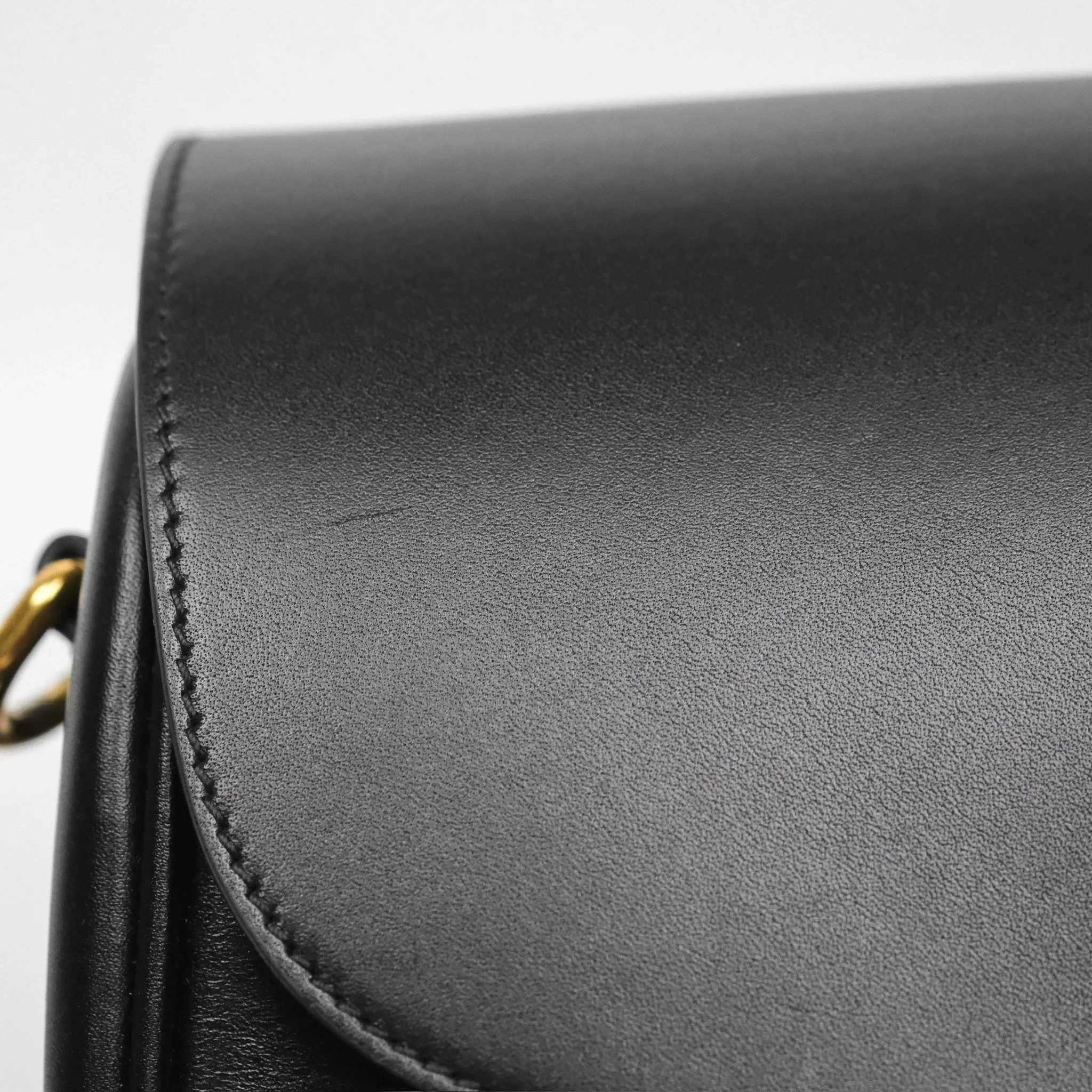 Dior Medium Bobby Flap Black Box Calfskin