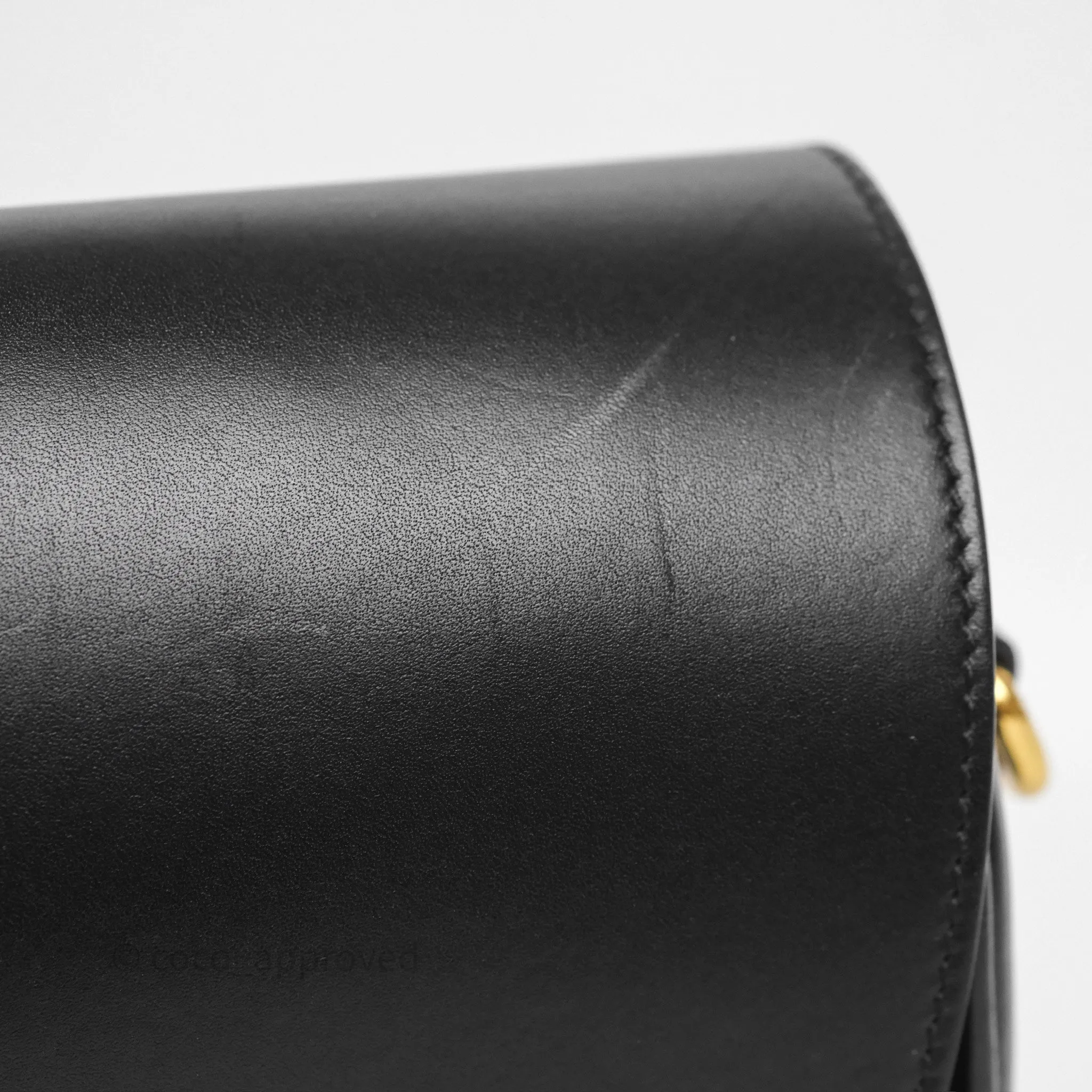 Dior Medium Bobby Flap Black Box Calfskin