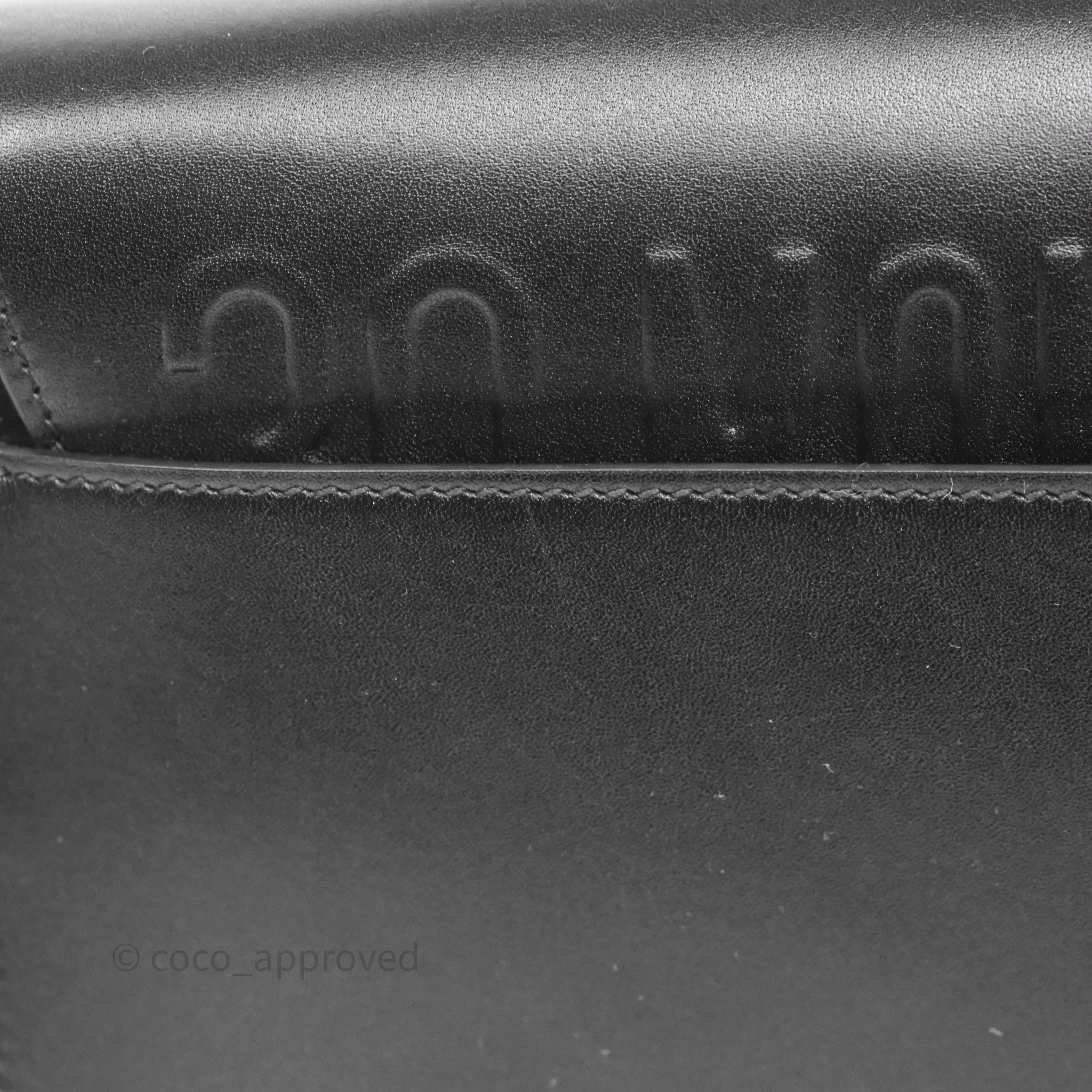 Dior Medium Bobby Flap Black Box Calfskin