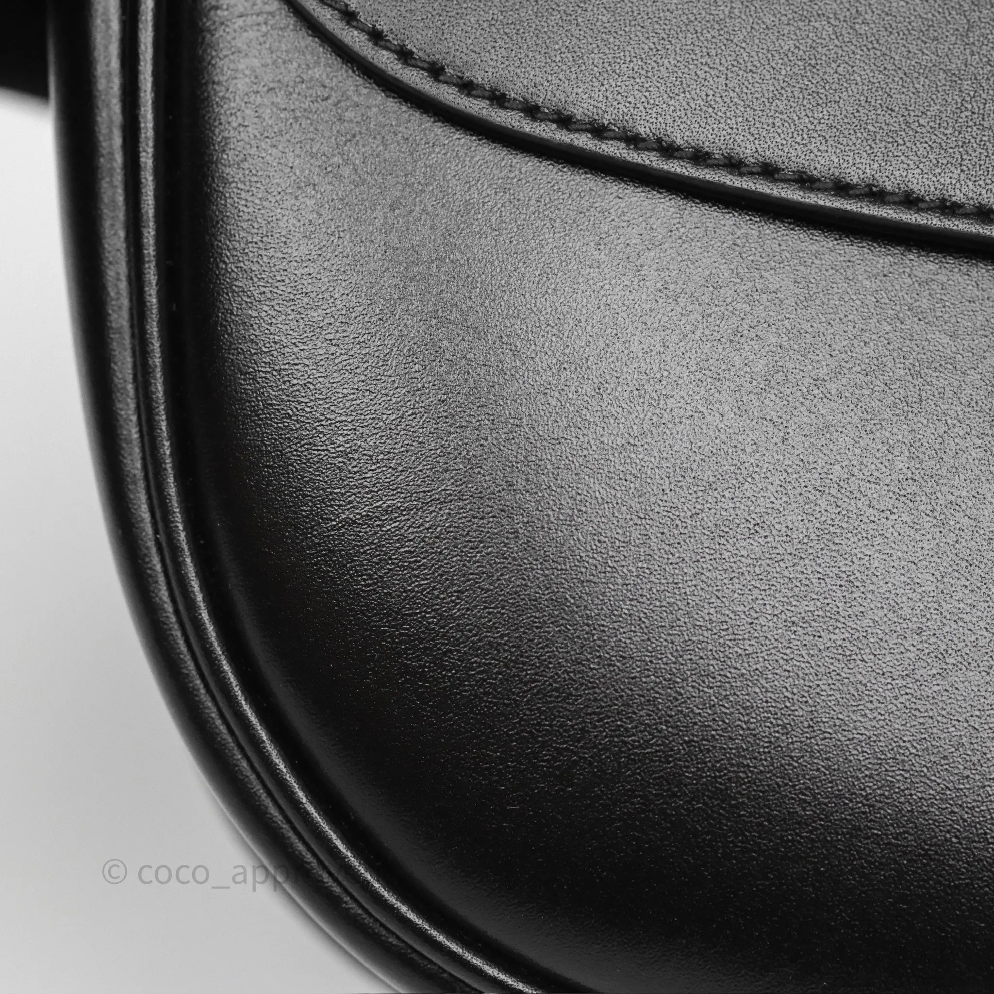Dior Medium Bobby Flap Black Box Calfskin