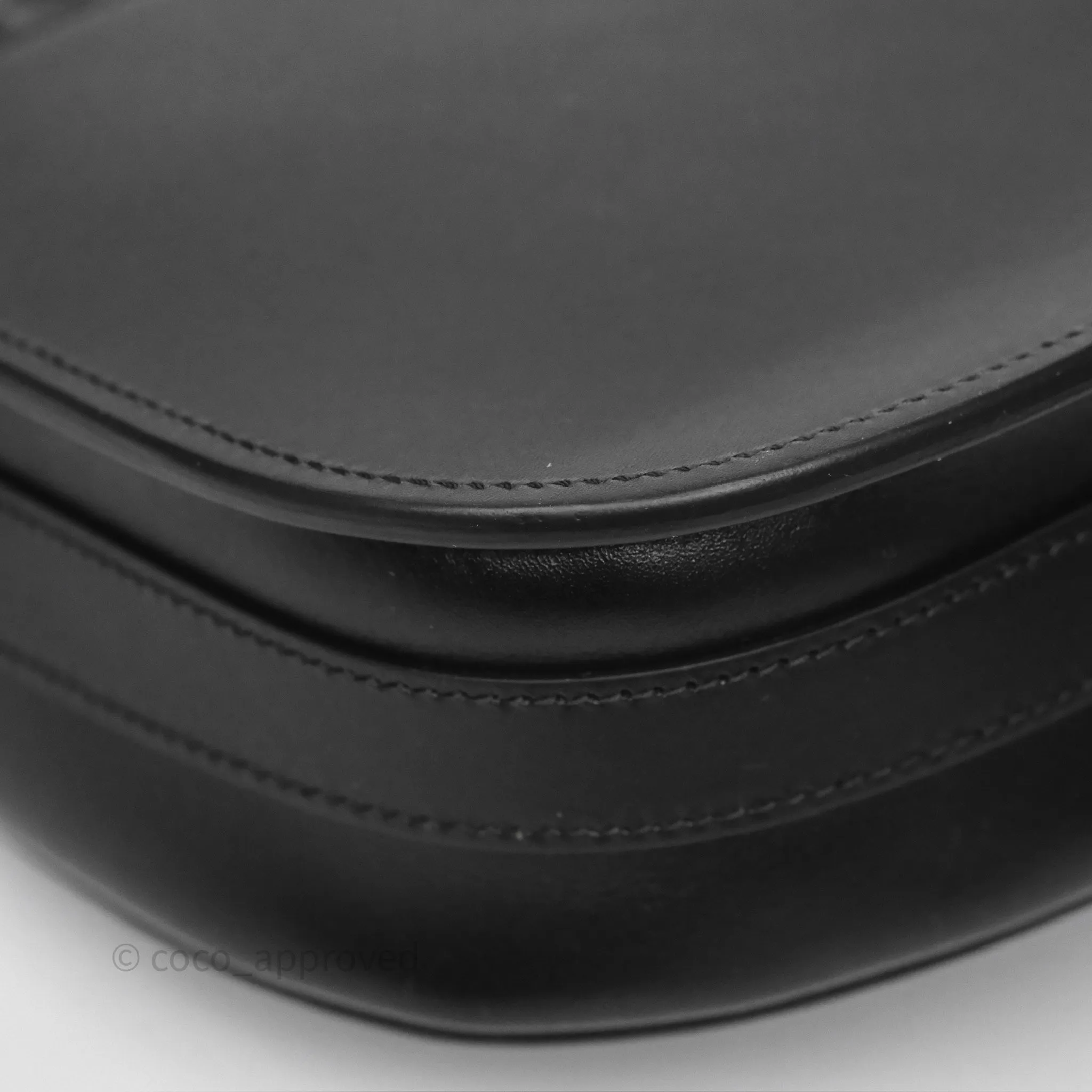 Dior Medium Bobby Flap Black Box Calfskin