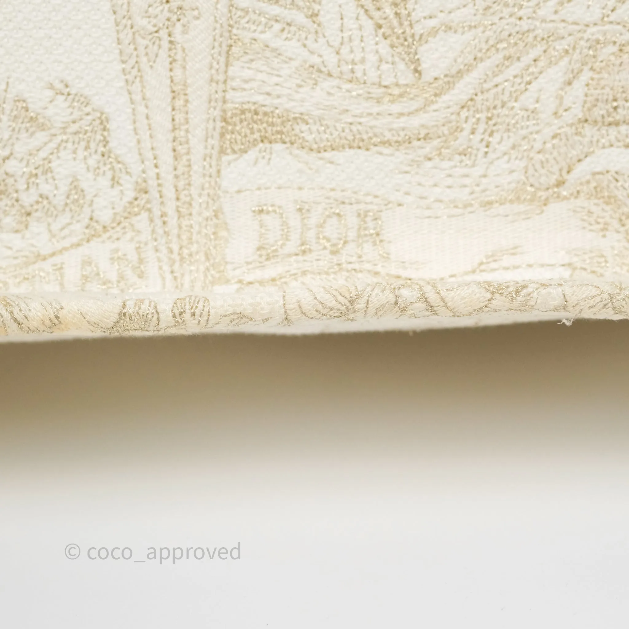 Dior Medium Book Tote Dior Rve d'Infini Embroidery with Gold-Tone Metallic Thread
