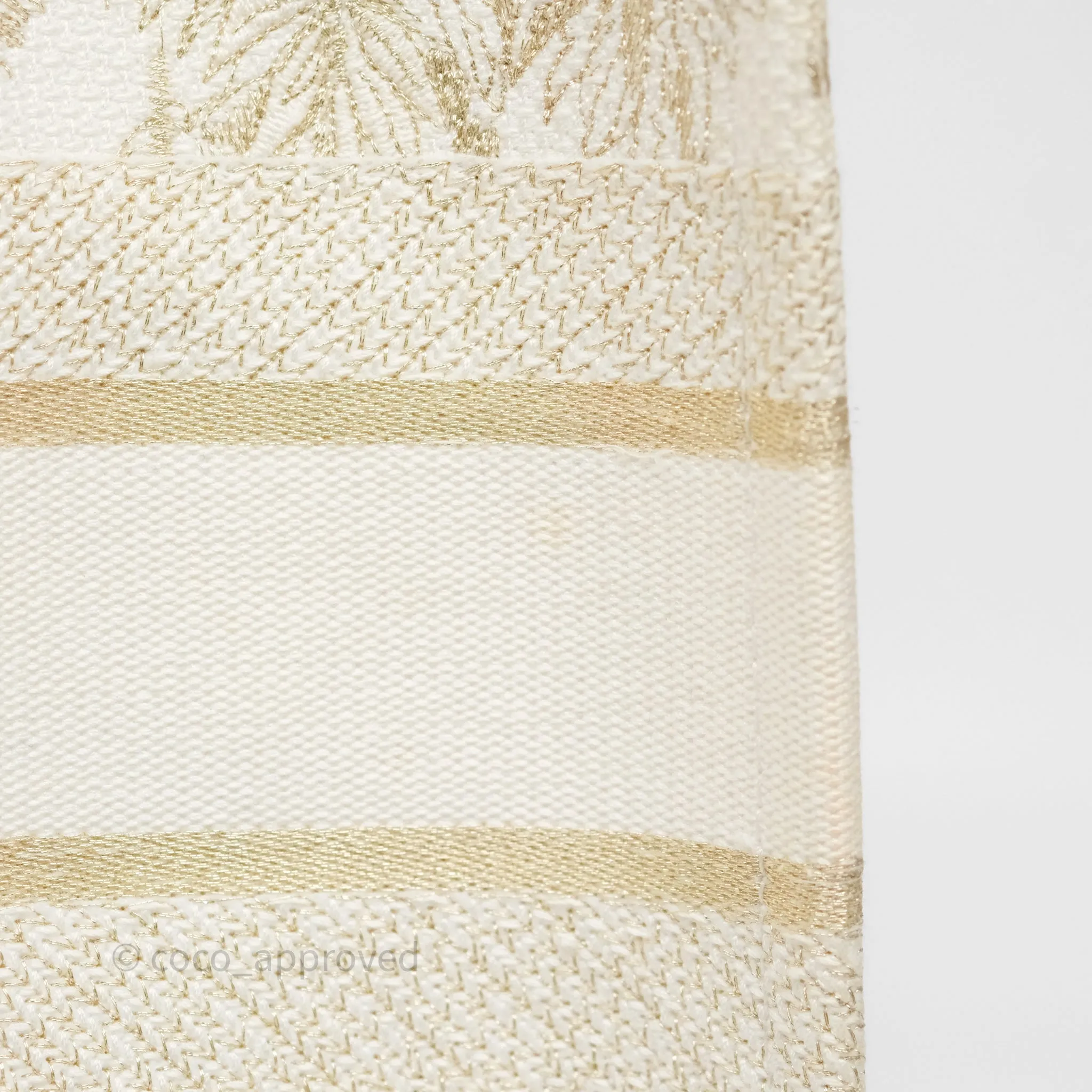 Dior Medium Book Tote Dior Rve d'Infini Embroidery with Gold-Tone Metallic Thread
