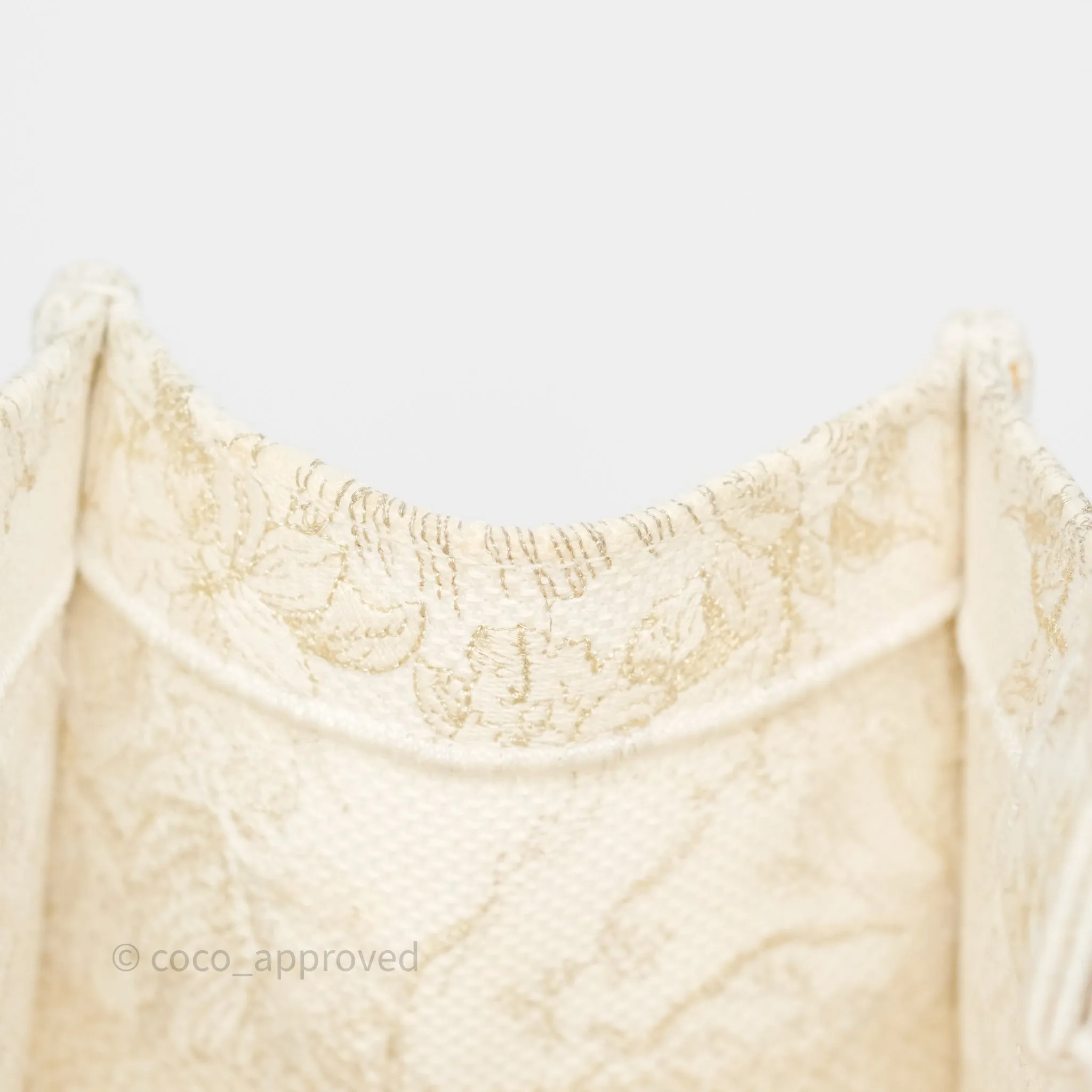 Dior Medium Book Tote Dior Rve d'Infini Embroidery with Gold-Tone Metallic Thread