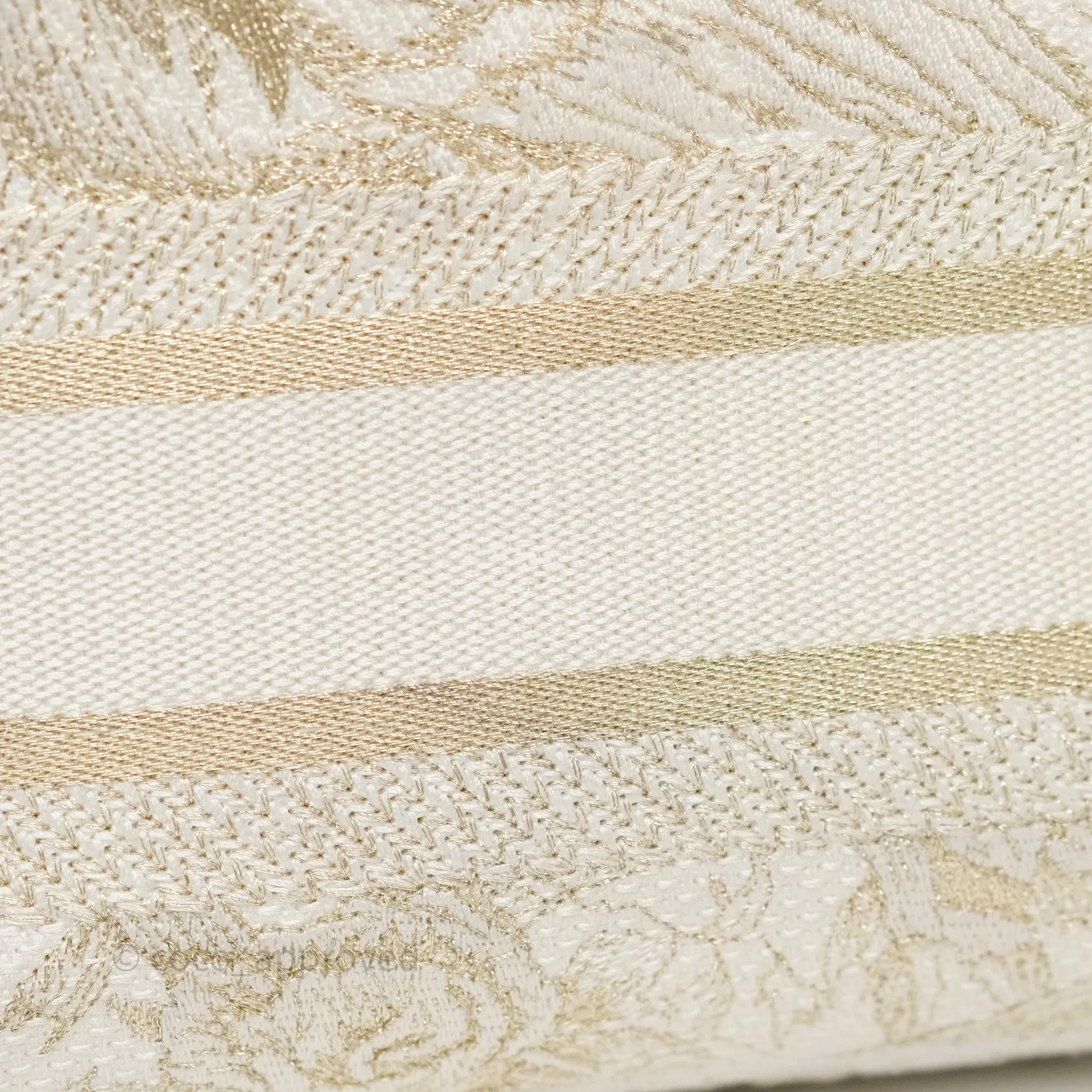 Dior Medium Lady D-Joy Bag Dior Jardin d'Hiver Embroidery White