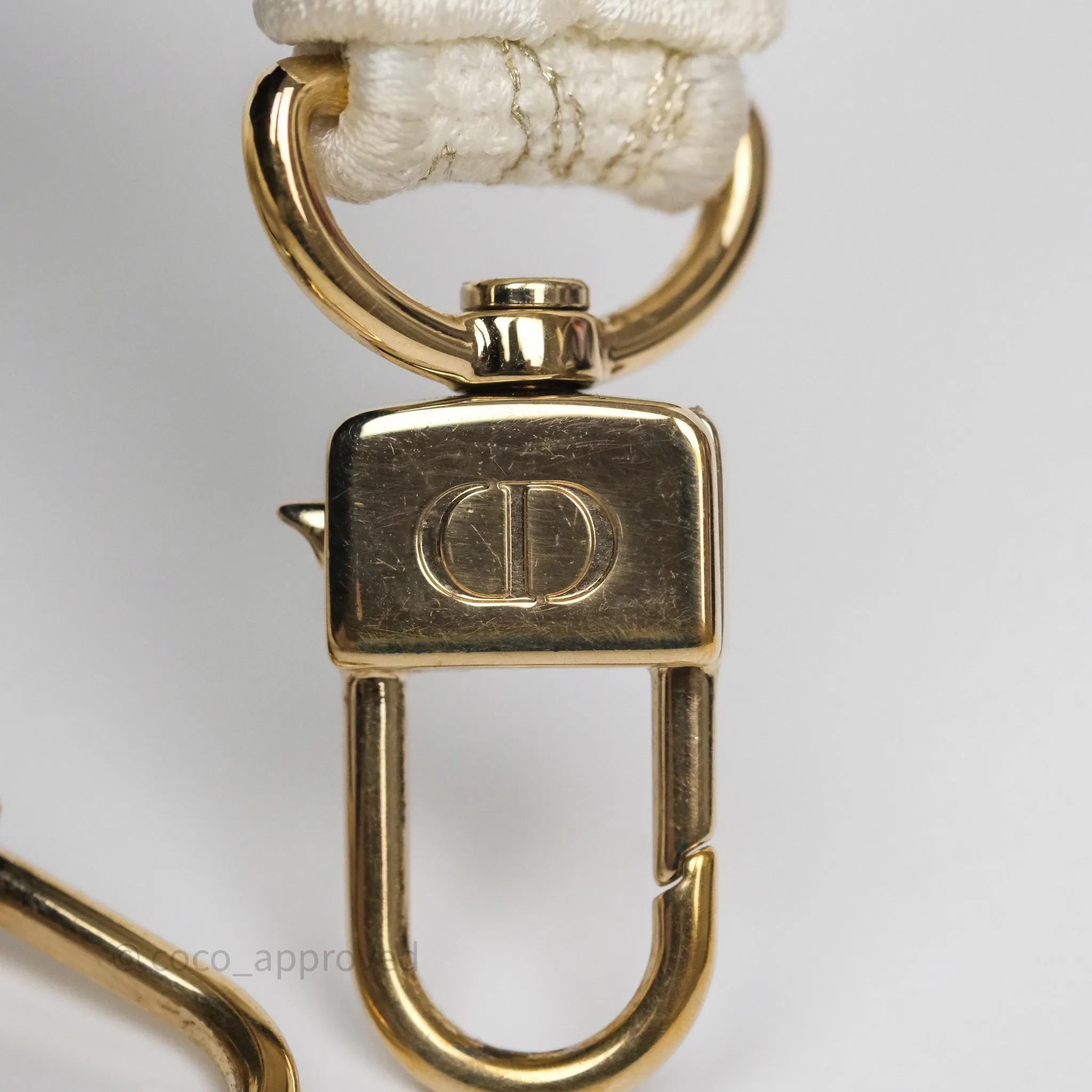 Dior Medium Lady D-Joy Bag Dior Jardin d'Hiver Embroidery White