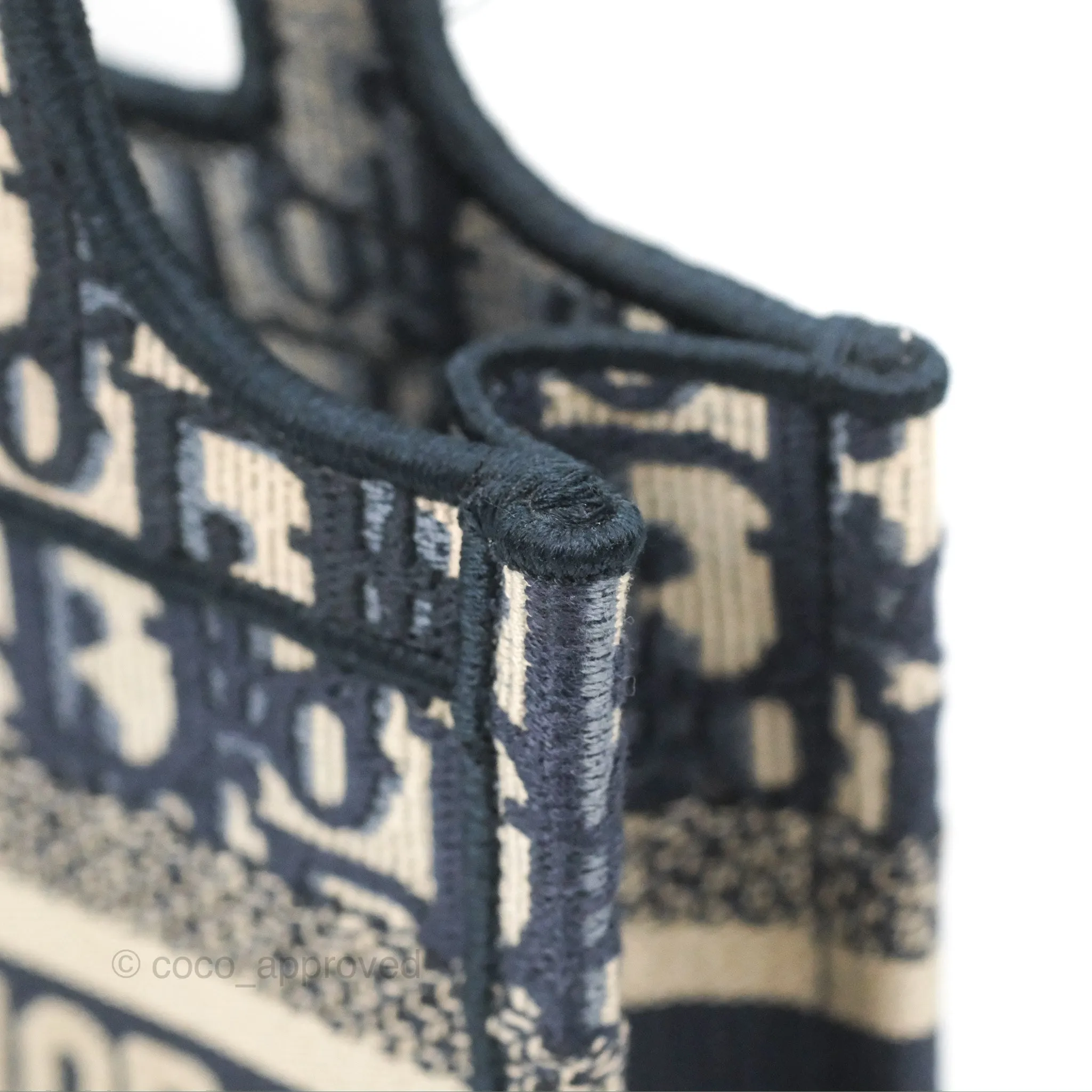 Dior Mini Book Tote Blue Oblique