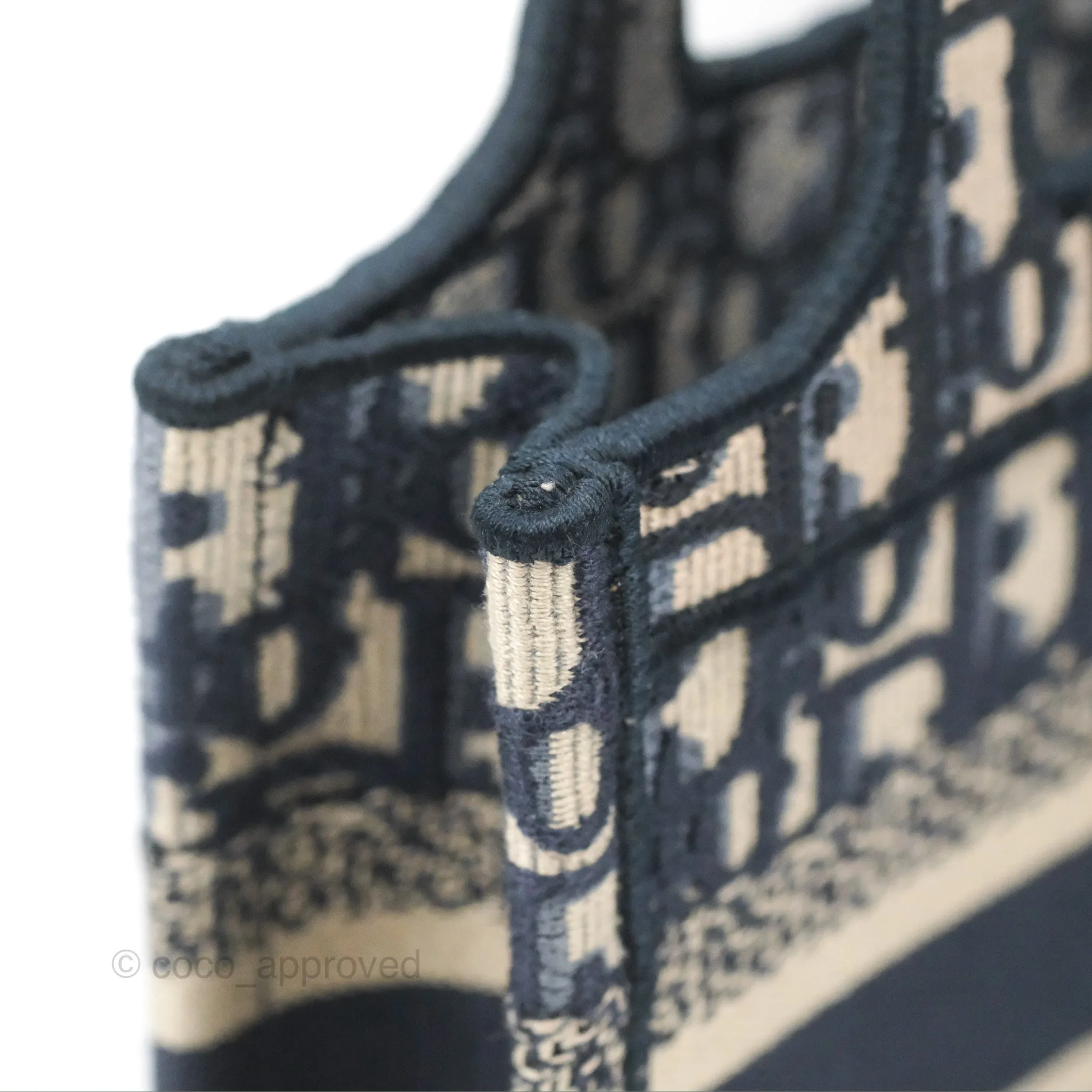 Dior Mini Book Tote Blue Oblique