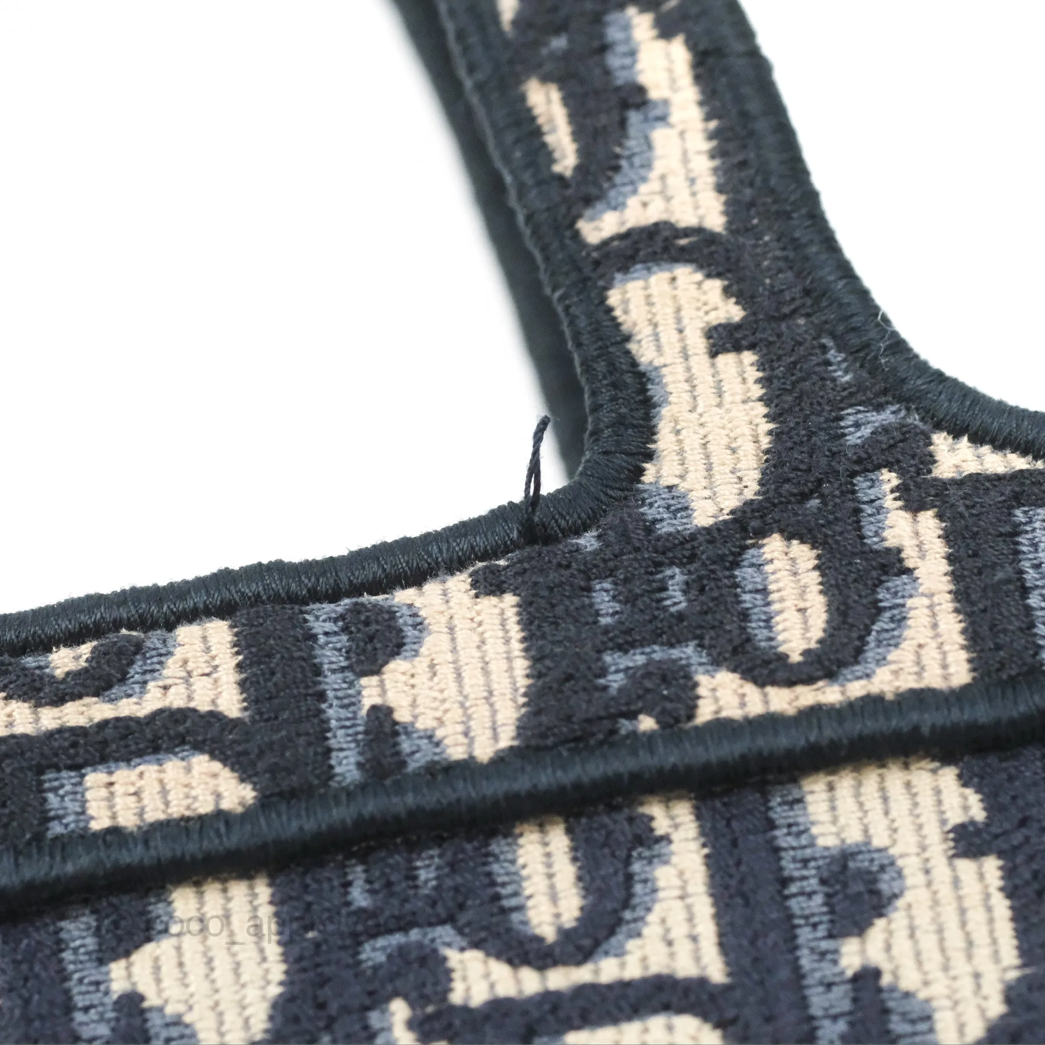 Dior Mini Book Tote Blue Oblique