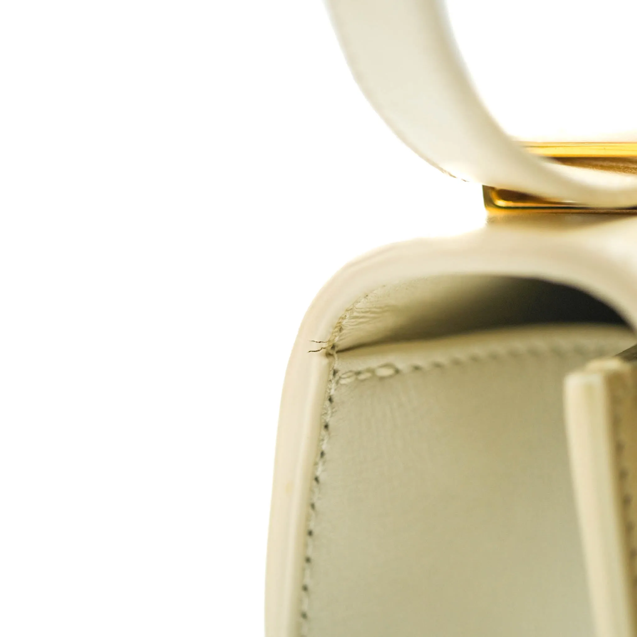 Dior Montaigne 30 Ivory Box Calfskin Gold Hardware
