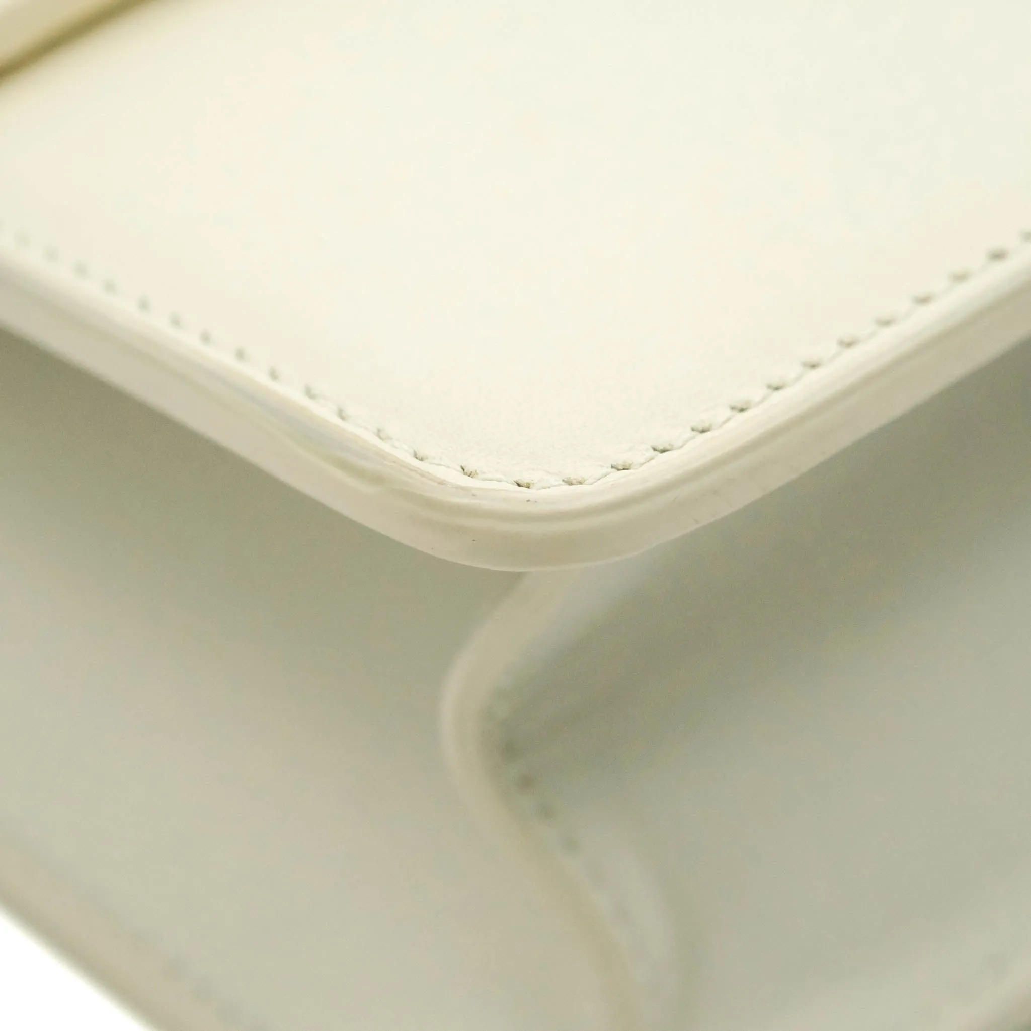 Dior Montaigne 30 Ivory Box Calfskin Gold Hardware