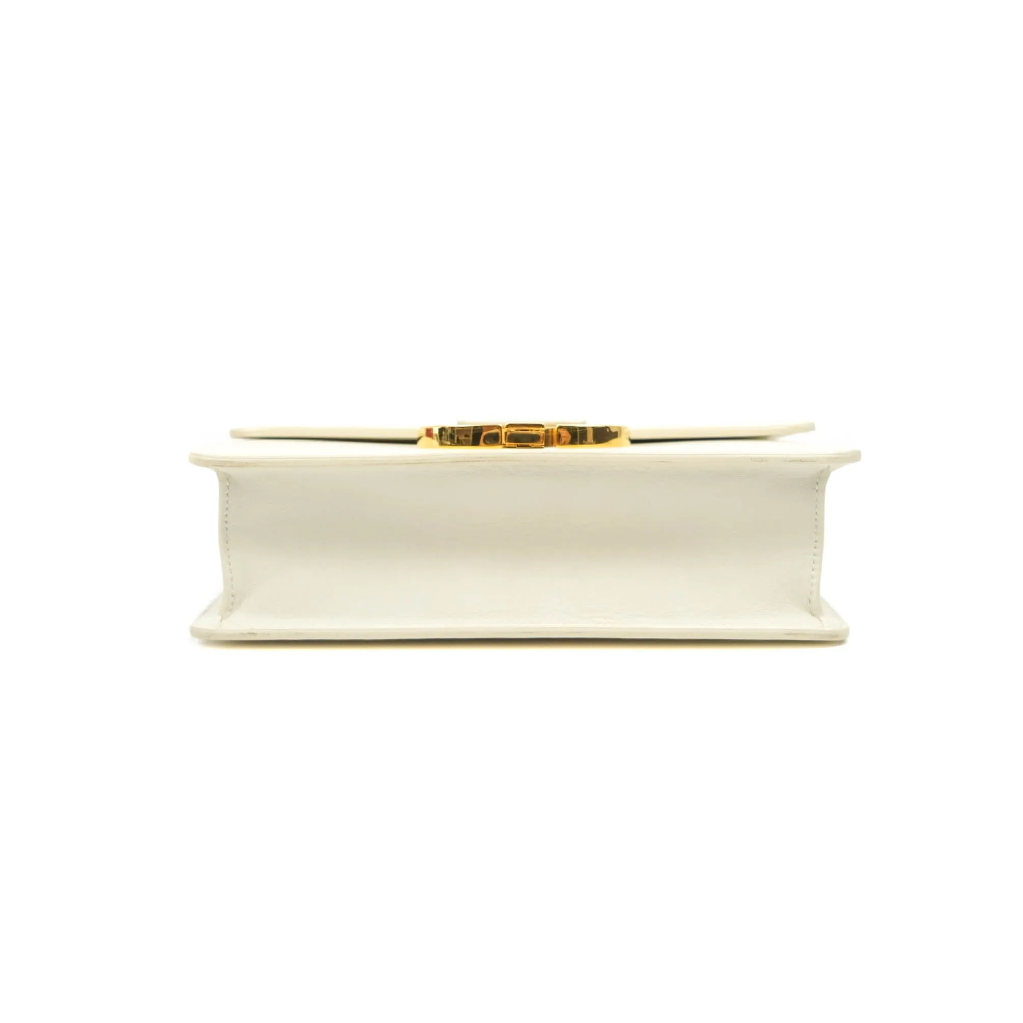 Dior Montaigne 30 Ivory Box Calfskin Gold Hardware