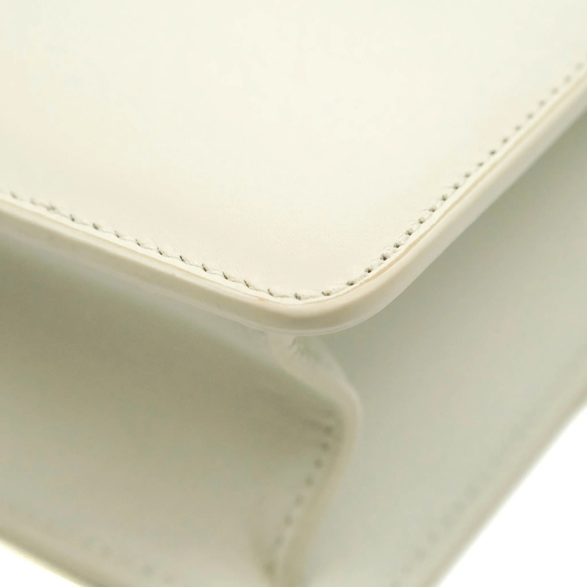 Dior Montaigne 30 Ivory Box Calfskin Gold Hardware