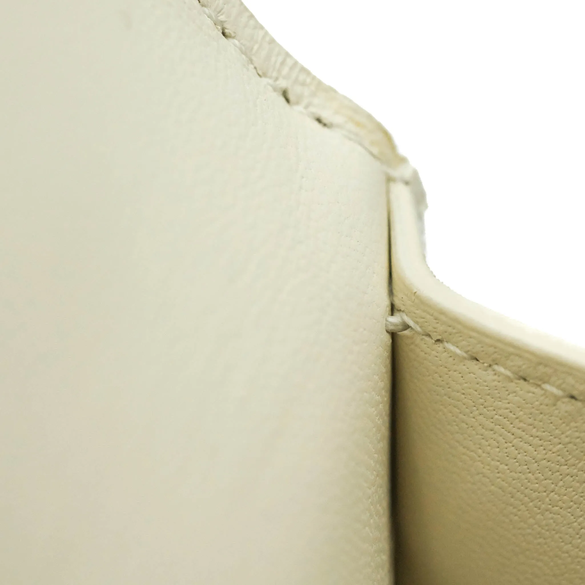 Dior Montaigne 30 Ivory Box Calfskin Gold Hardware