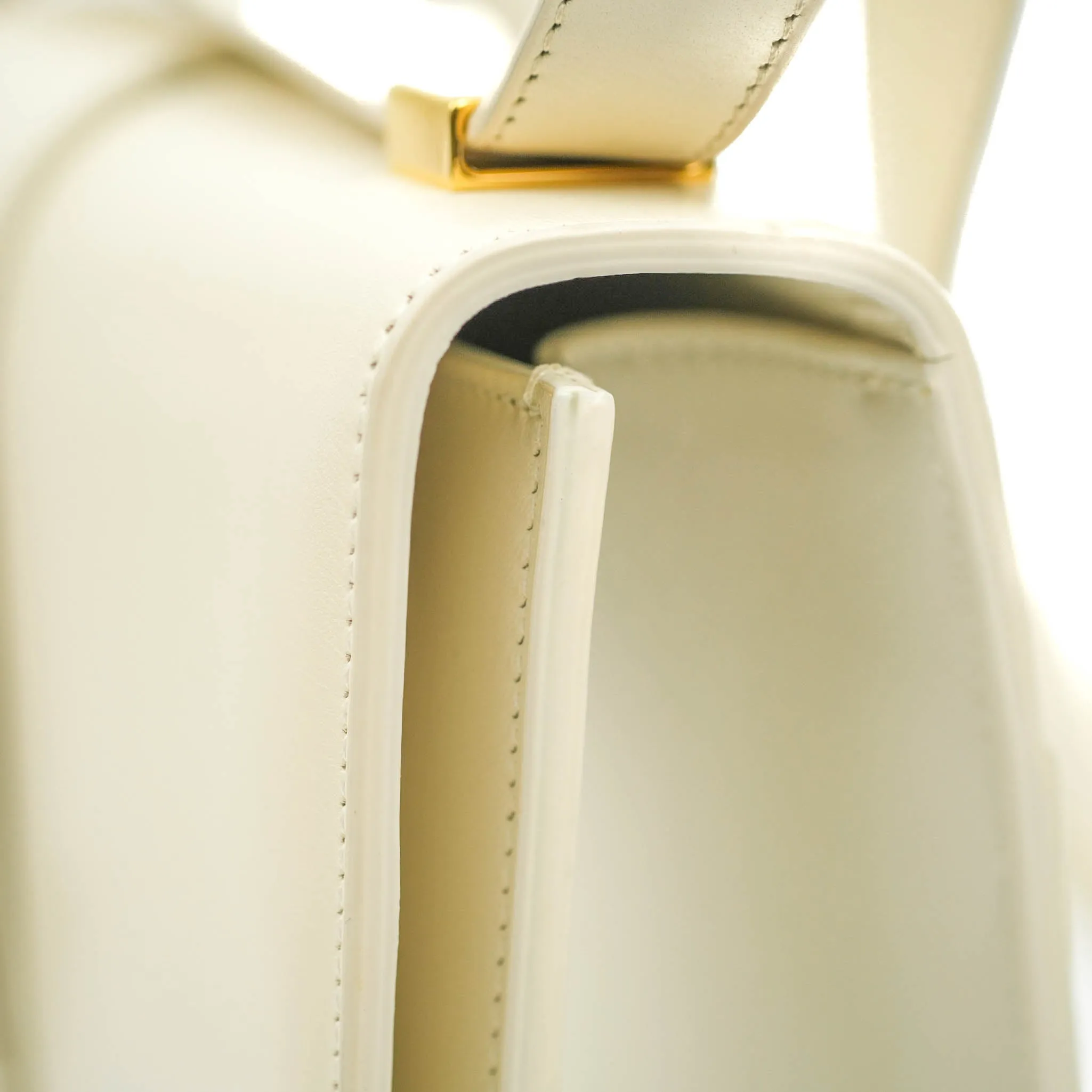 Dior Montaigne 30 Ivory Box Calfskin Gold Hardware