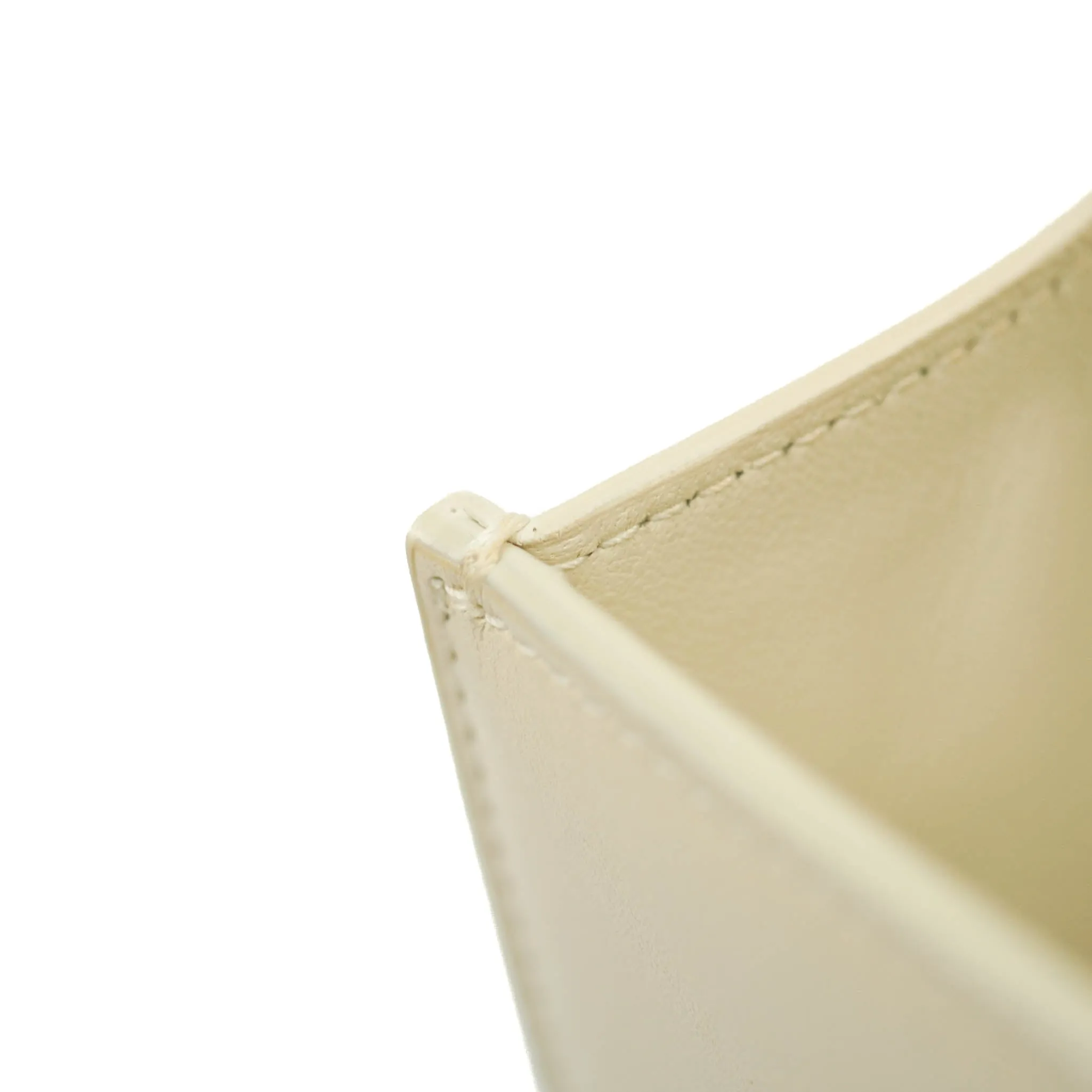 Dior Montaigne 30 Ivory Box Calfskin Gold Hardware