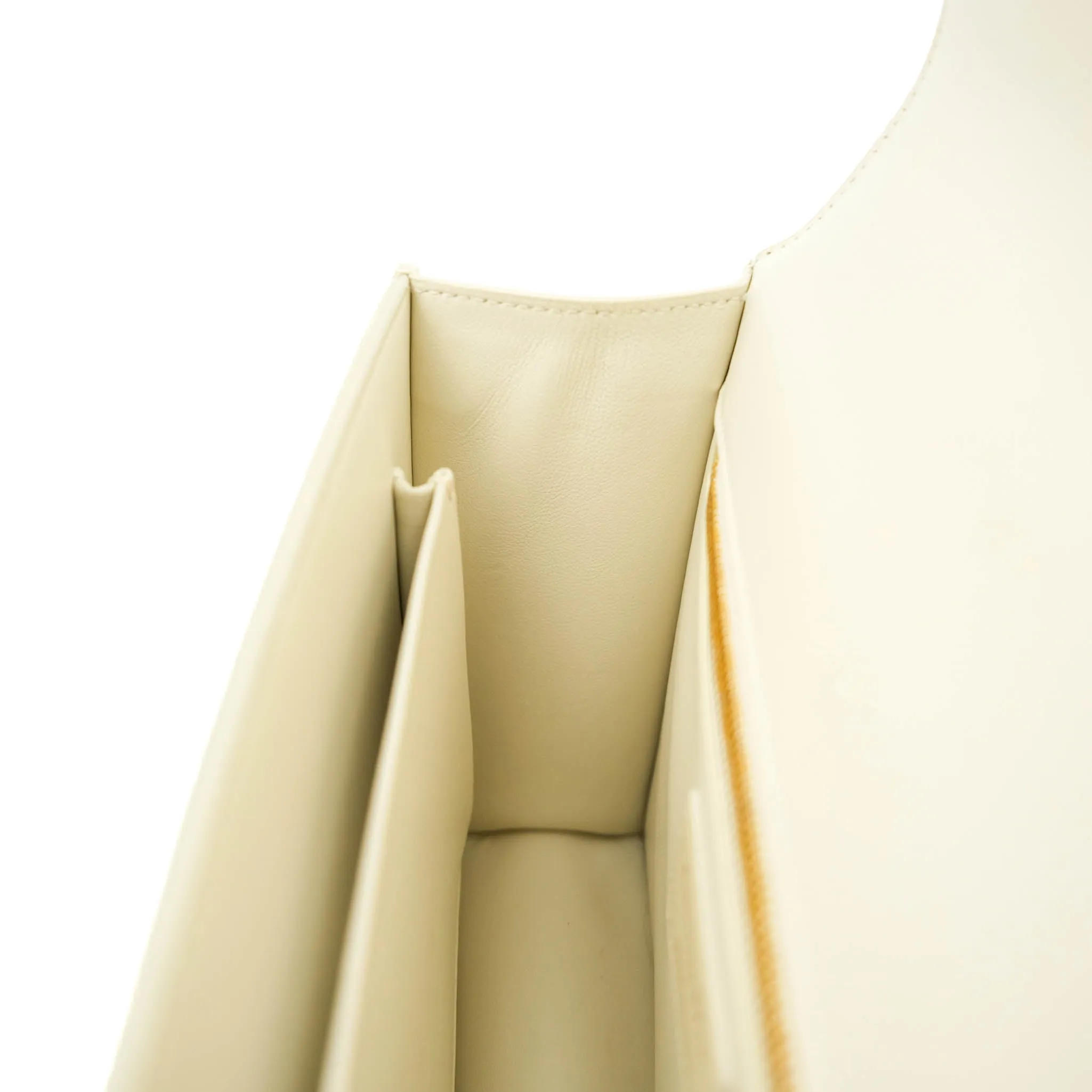 Dior Montaigne 30 Ivory Box Calfskin Gold Hardware