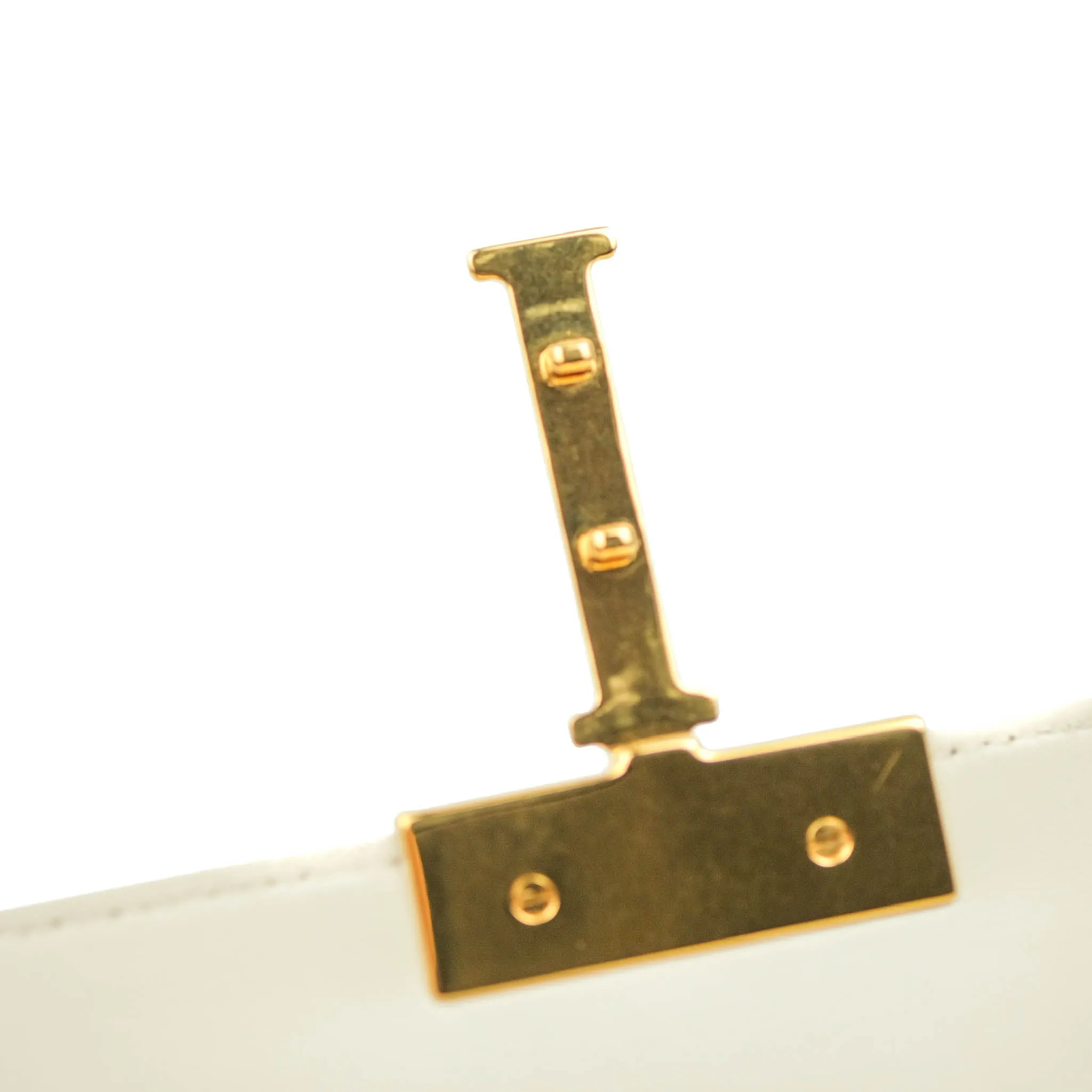 Dior Montaigne 30 Ivory Box Calfskin Gold Hardware