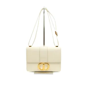 Dior Montaigne 30 Ivory Box Calfskin Gold Hardware