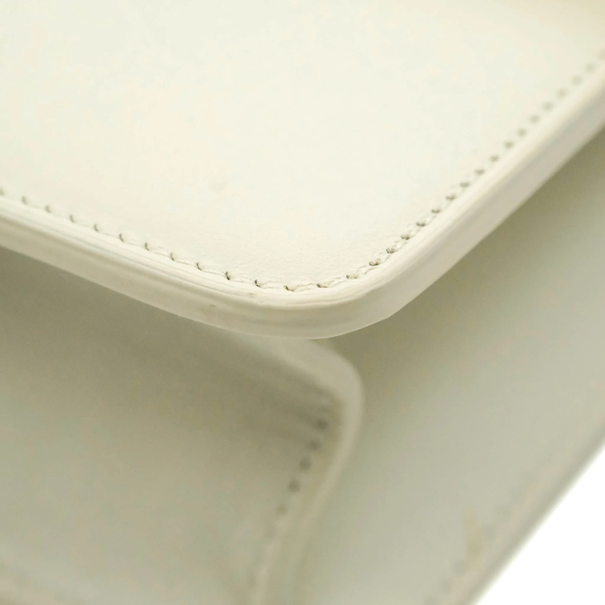Dior Montaigne 30 Ivory Box Calfskin Gold Hardware