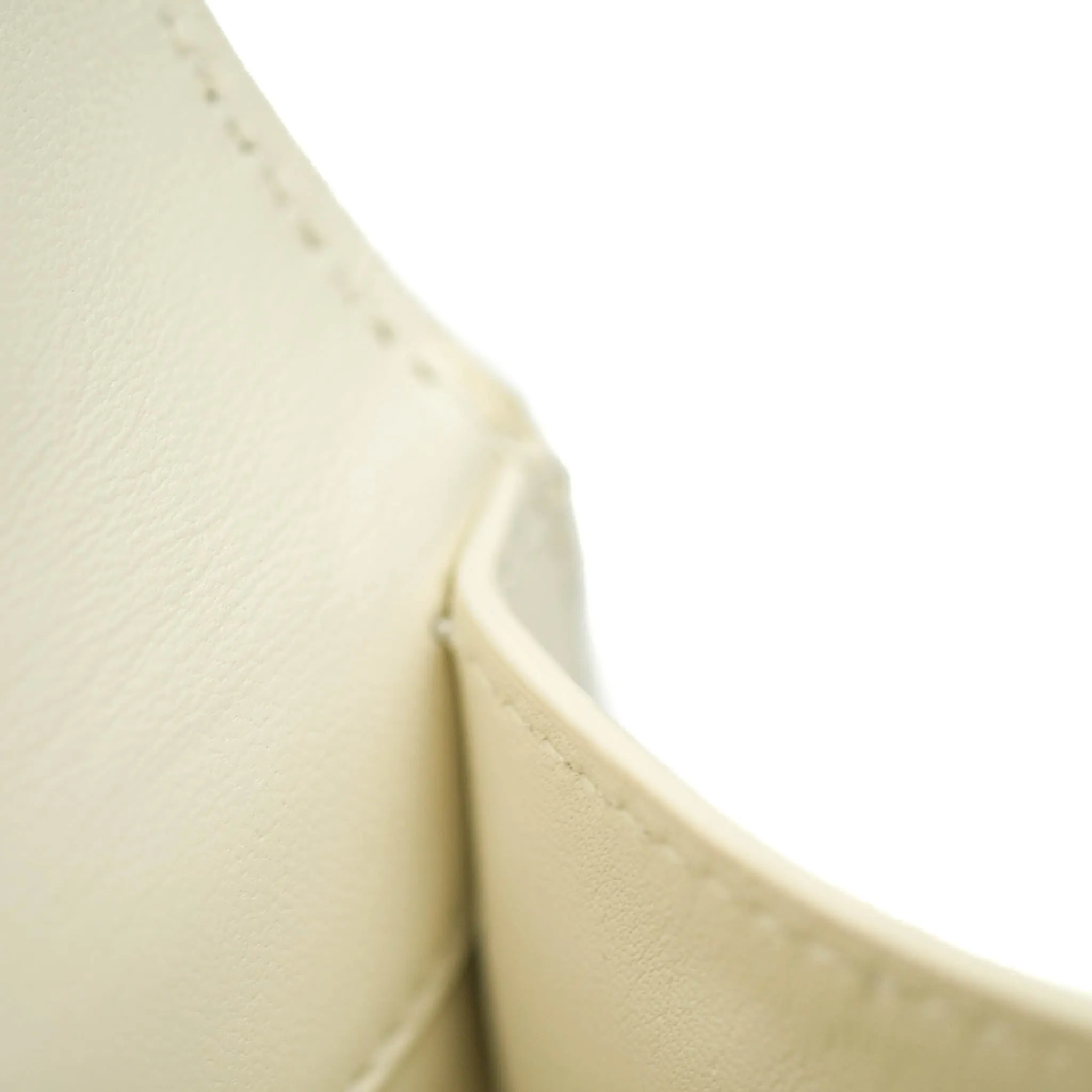 Dior Montaigne 30 Ivory Box Calfskin Gold Hardware