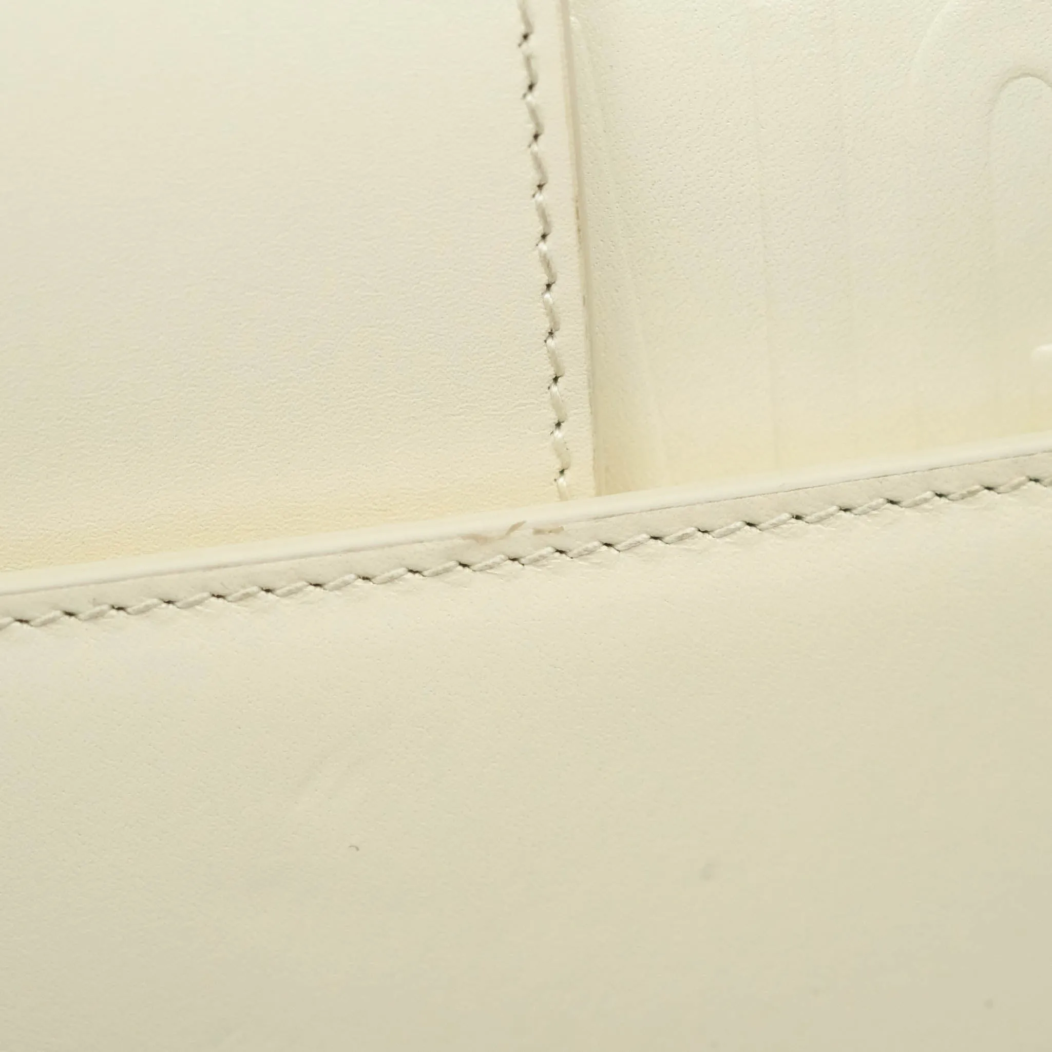 Dior Montaigne 30 Ivory Box Calfskin Gold Hardware