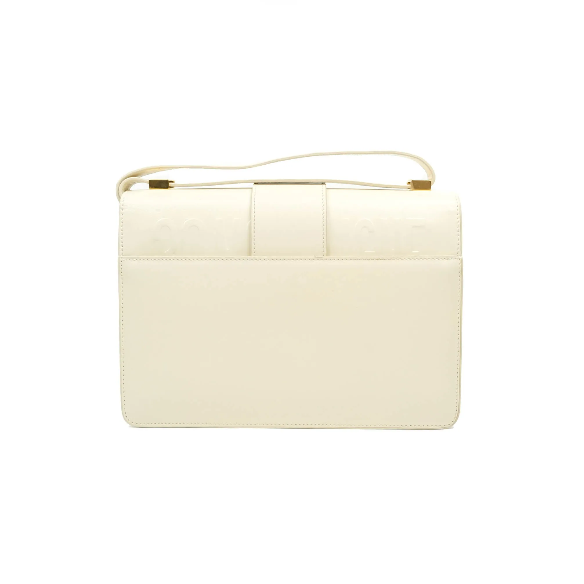 Dior Montaigne 30 Ivory Box Calfskin Gold Hardware