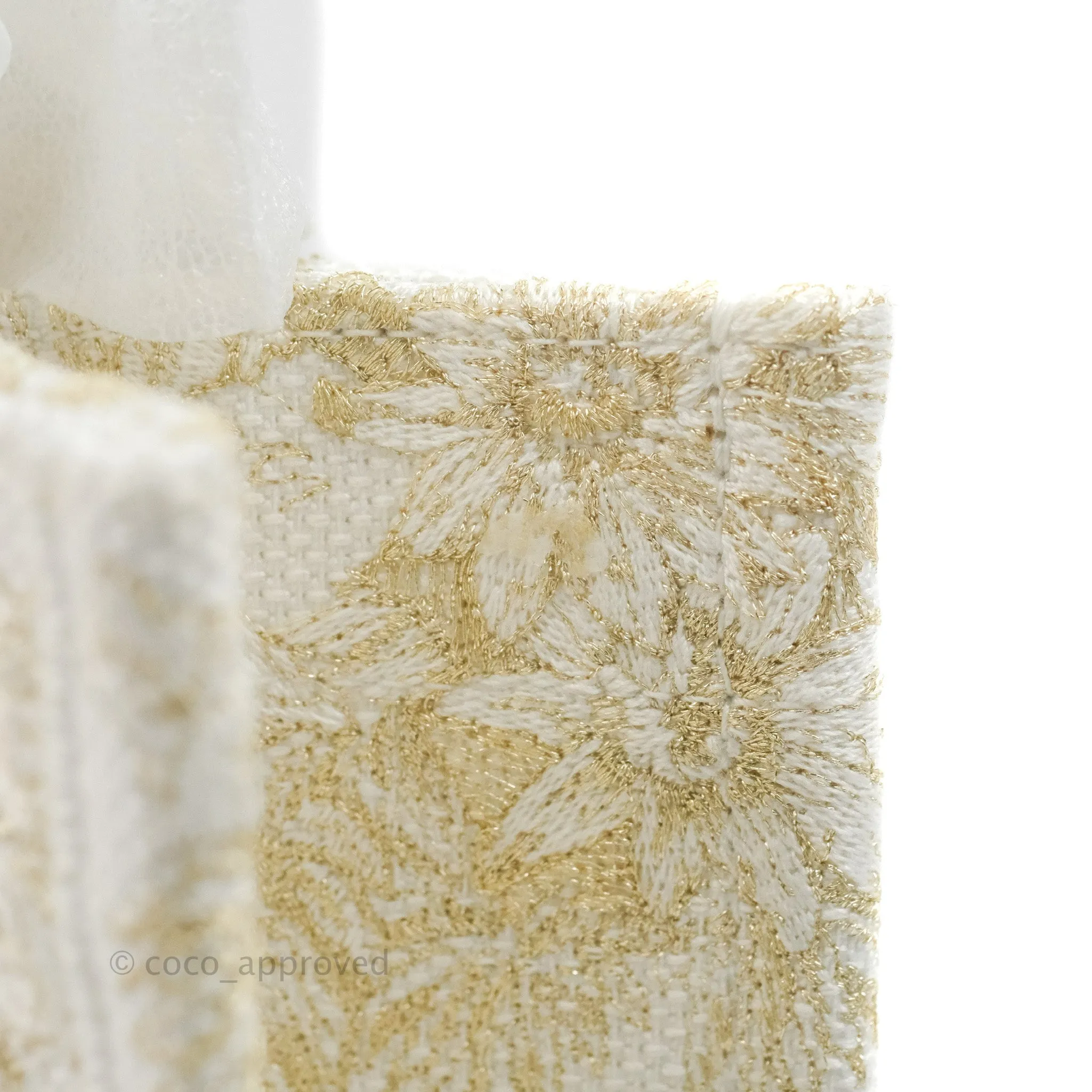 Dior Small Book Tote Dior Rve d'Infini Embroidery with Gold-Tone Metallic Thread