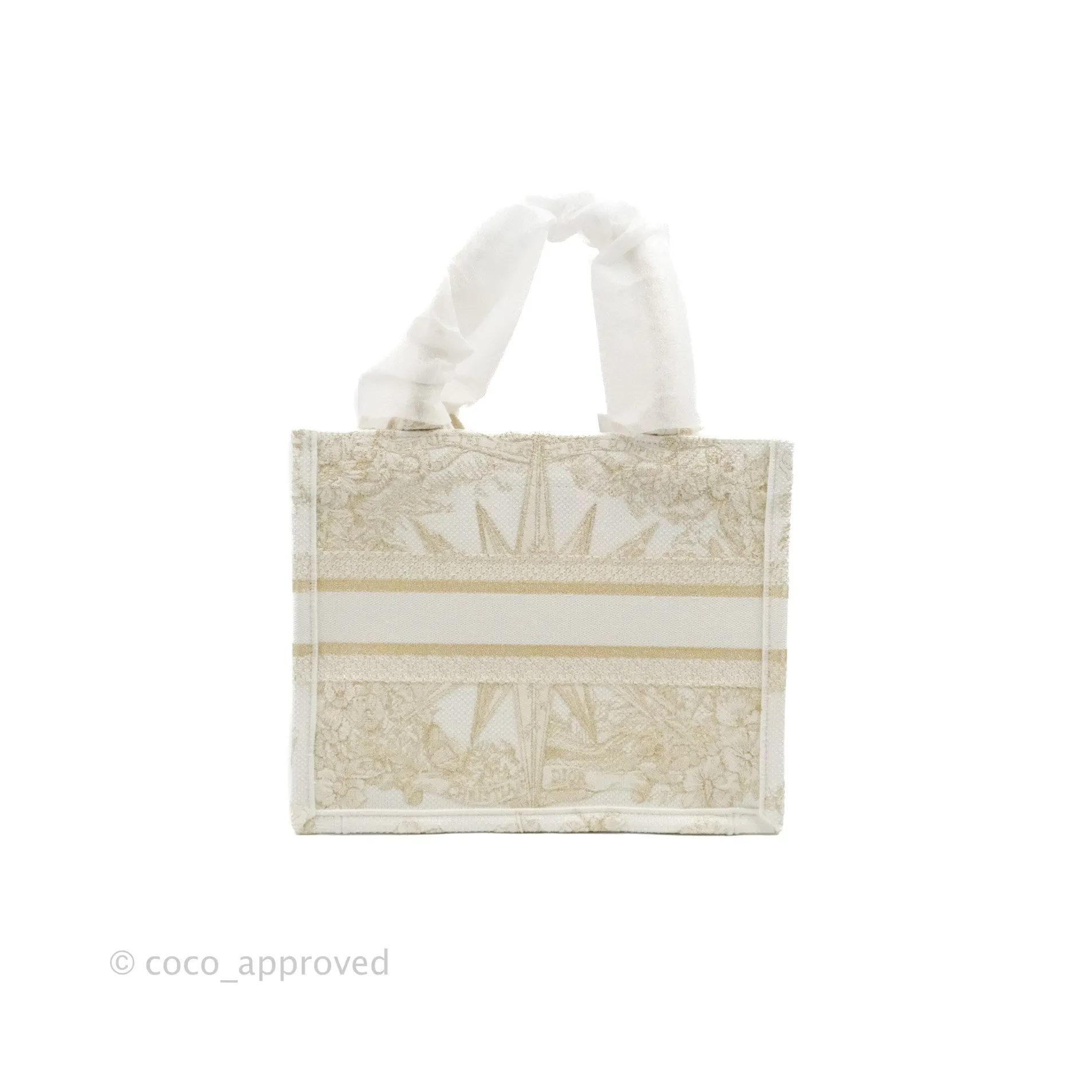Dior Small Book Tote Dior Rve d'Infini Embroidery with Gold-Tone Metallic Thread