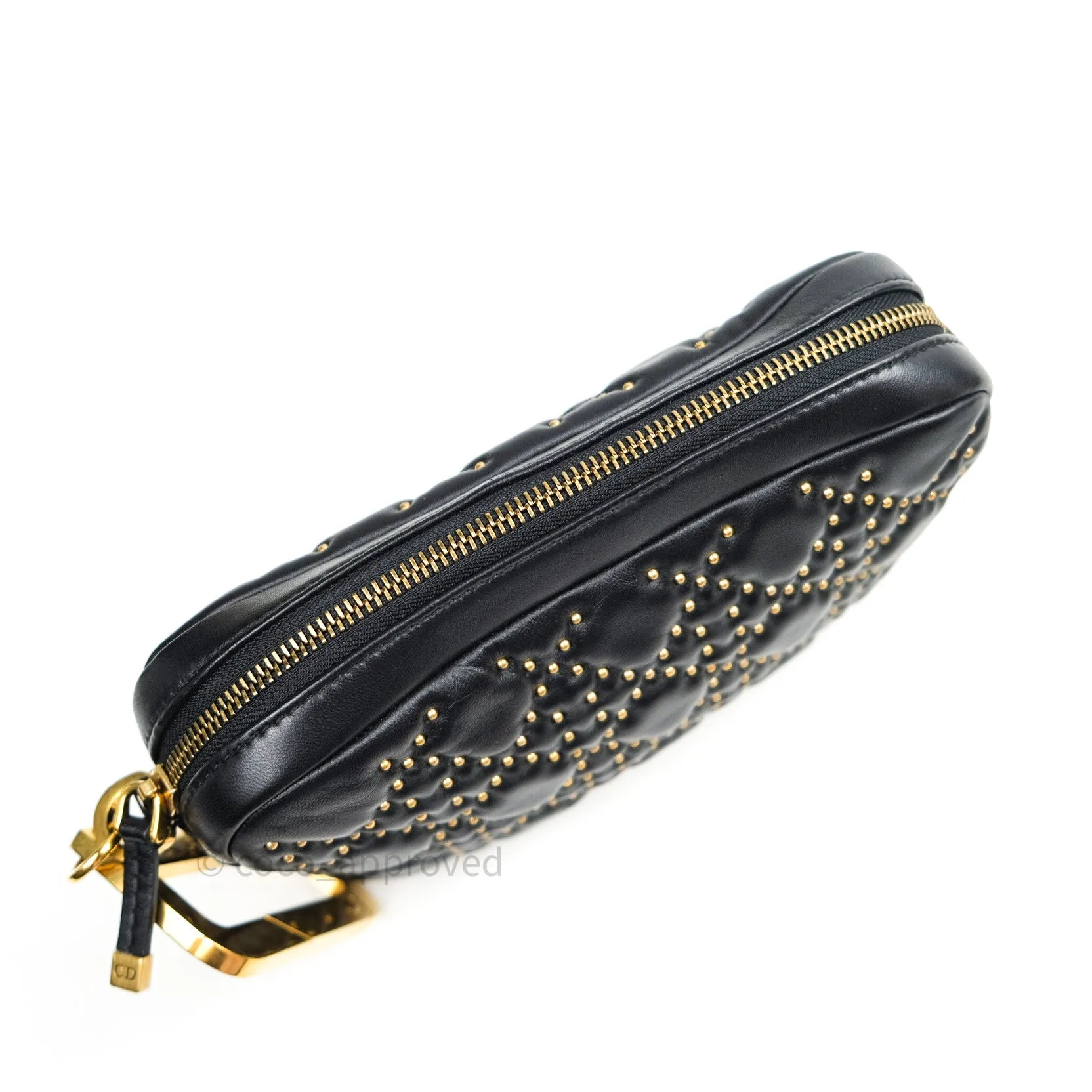 Dior Studded Lambskin Diorquake Clutch Bag