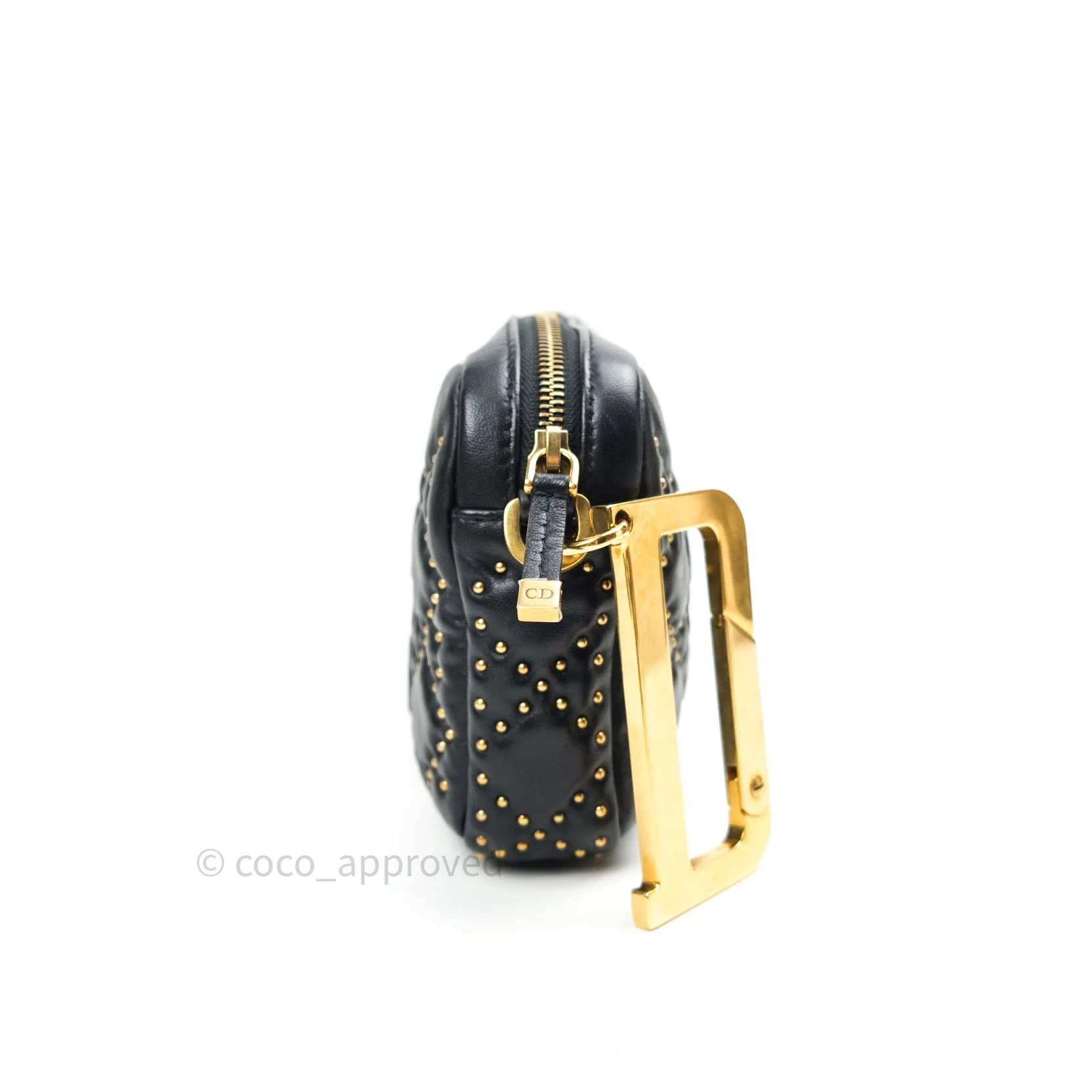 Dior Studded Lambskin Diorquake Clutch Bag