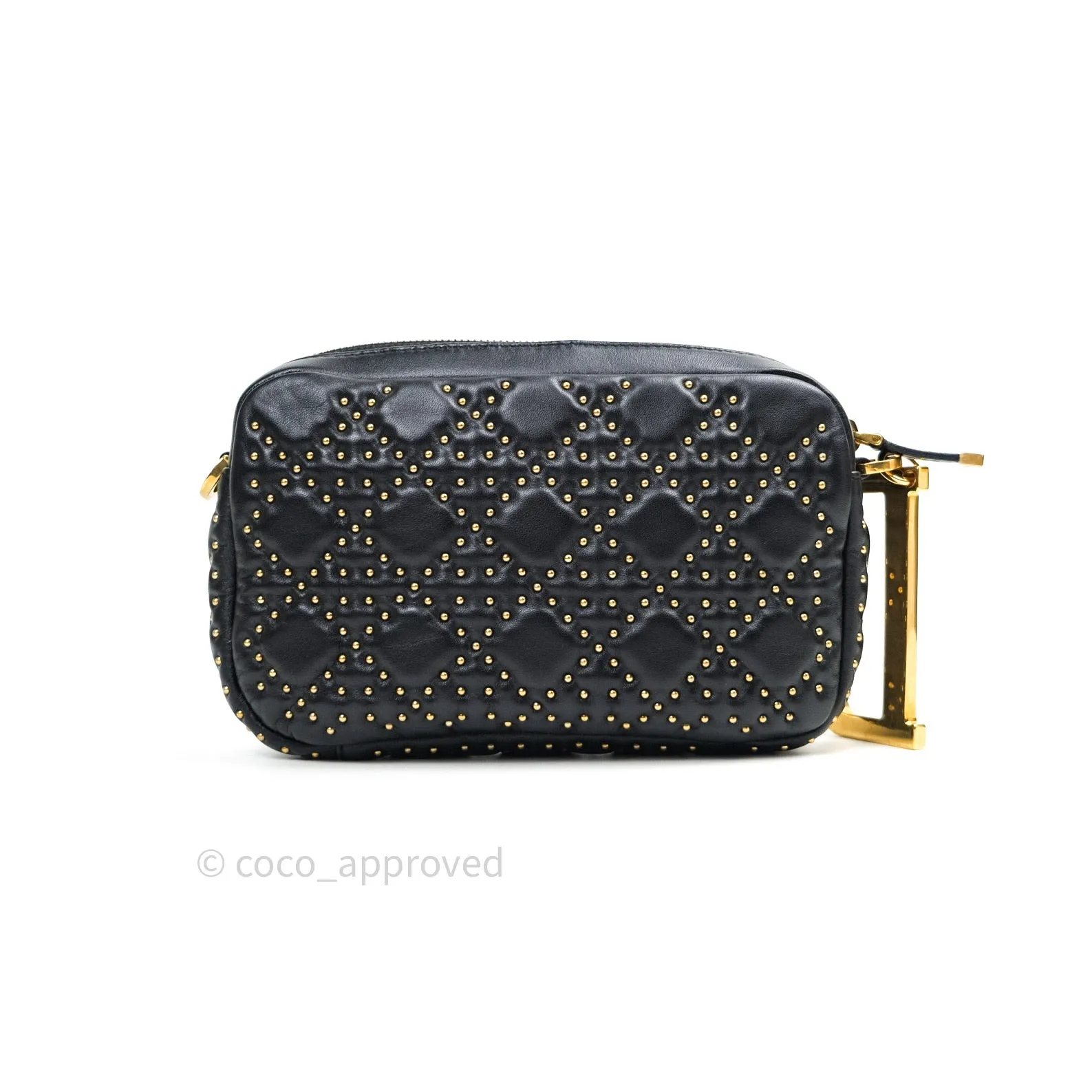 Dior Studded Lambskin Diorquake Clutch Bag