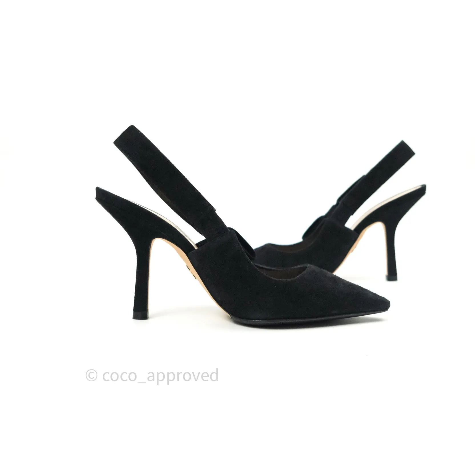 Dior Suede Black Heels Size 36