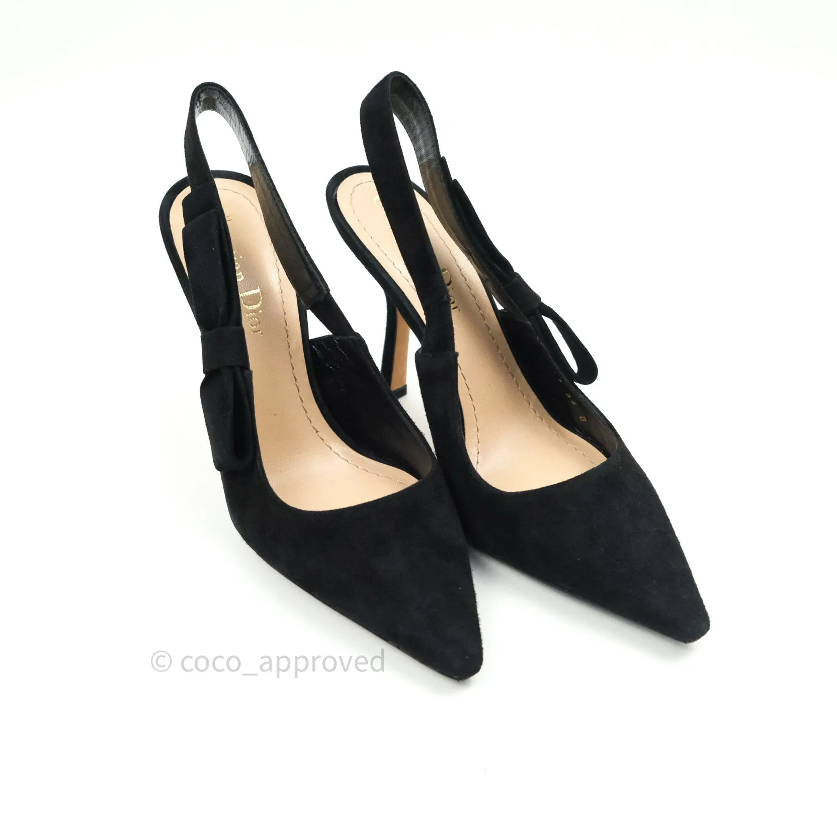 Dior Suede Black Heels Size 36