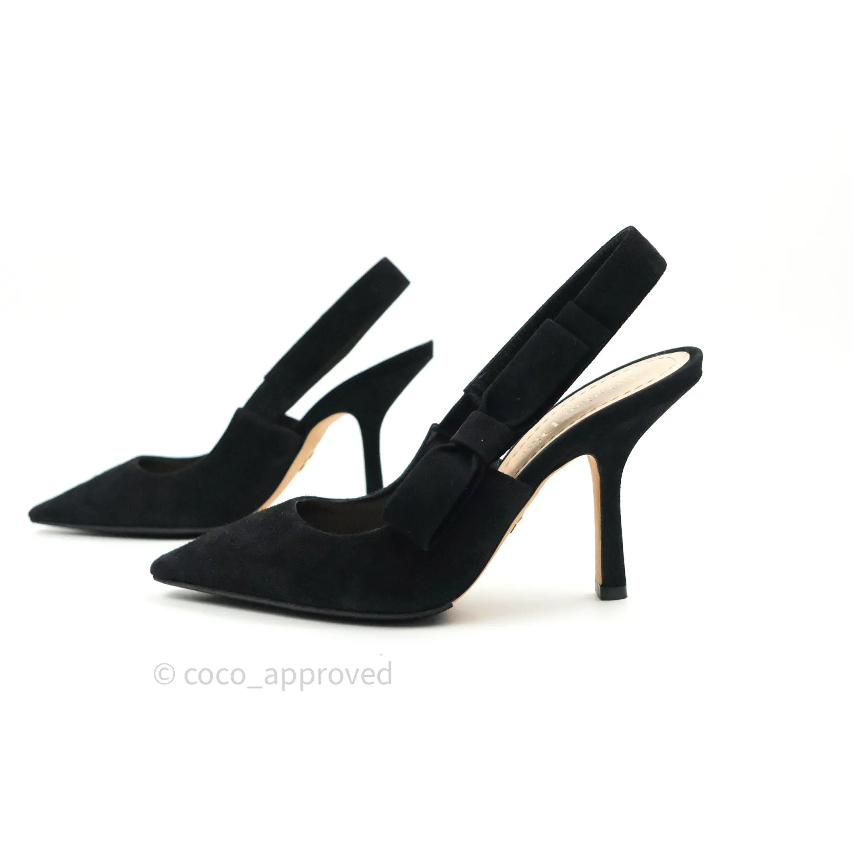 Dior Suede Black Heels Size 36