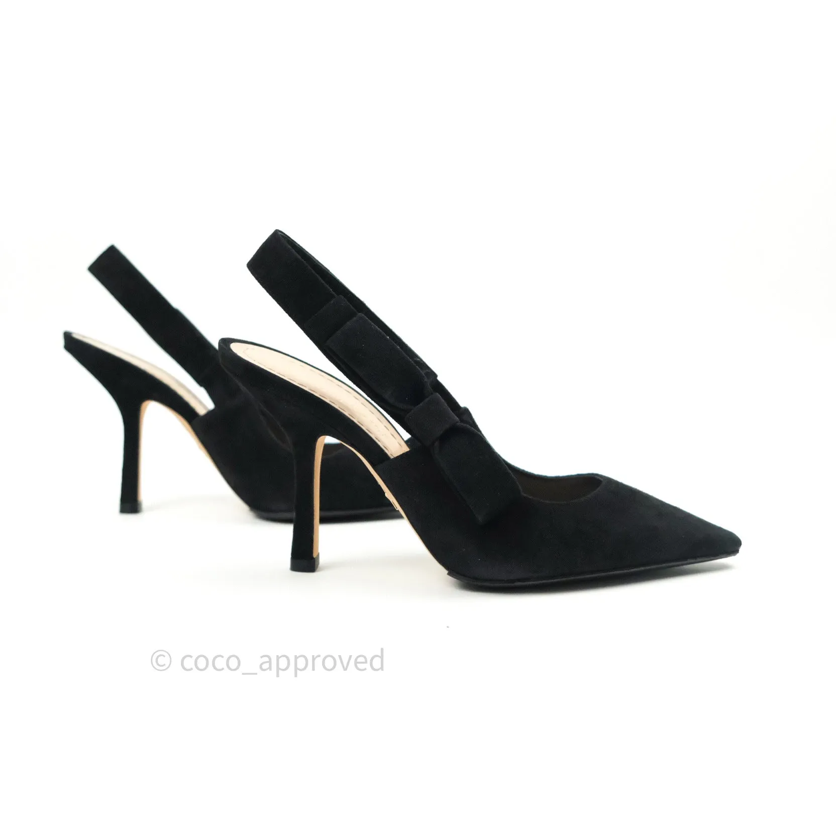 Dior Suede Black Heels Size 36