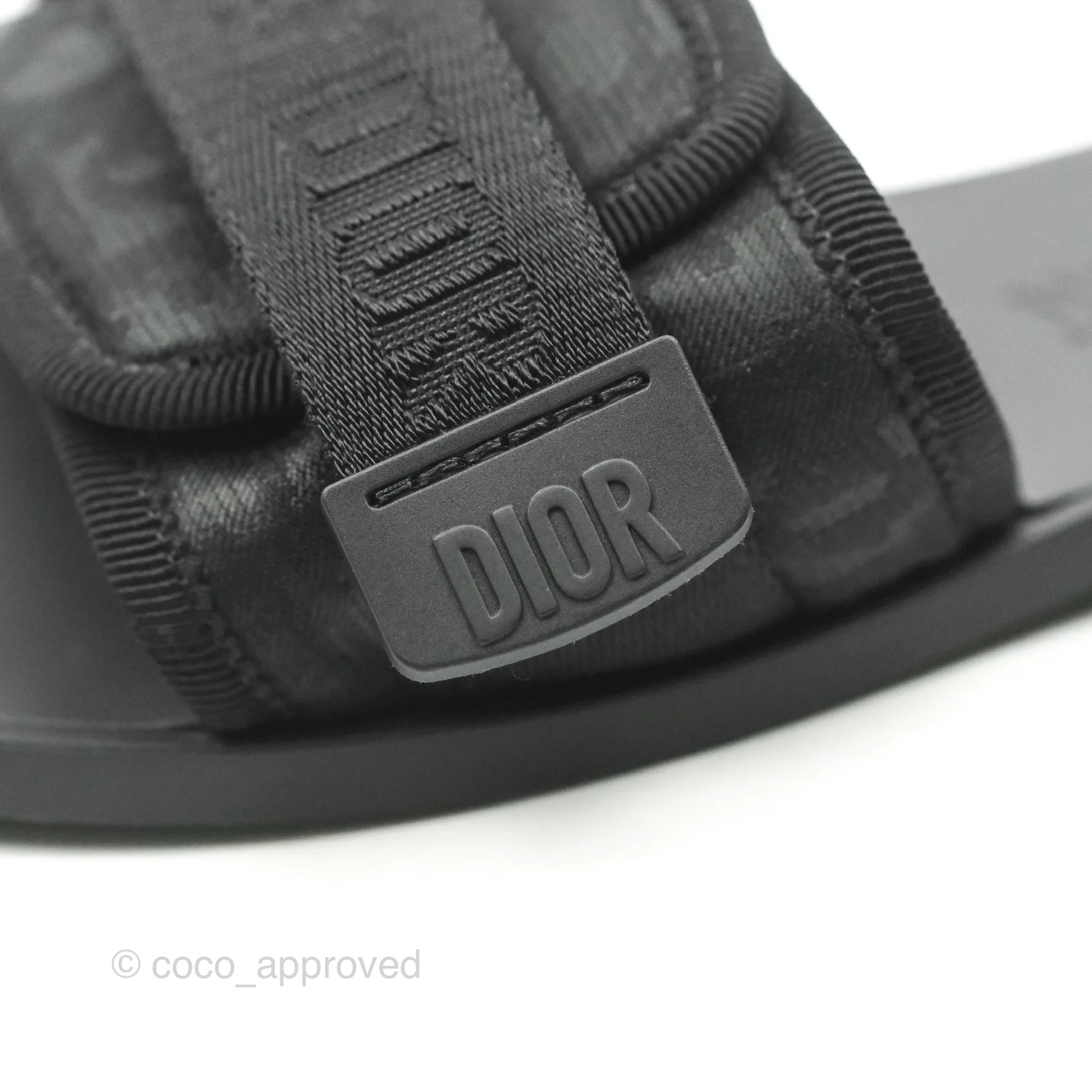 Dior The Dio(r)evolution Slippers Black Oblique