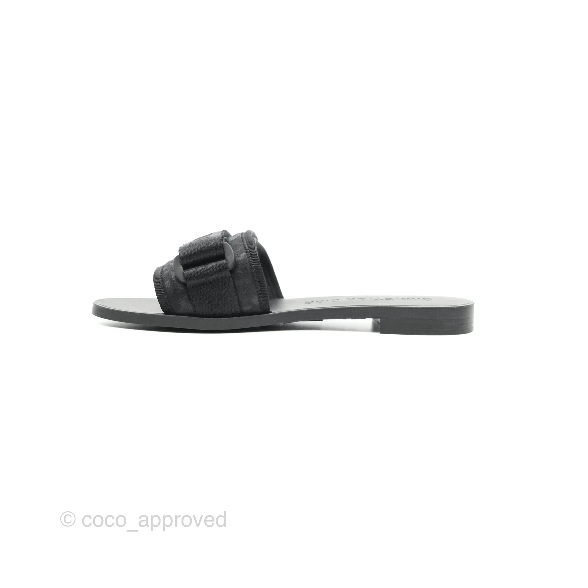 Dior The Dio(r)evolution Slippers Black Oblique