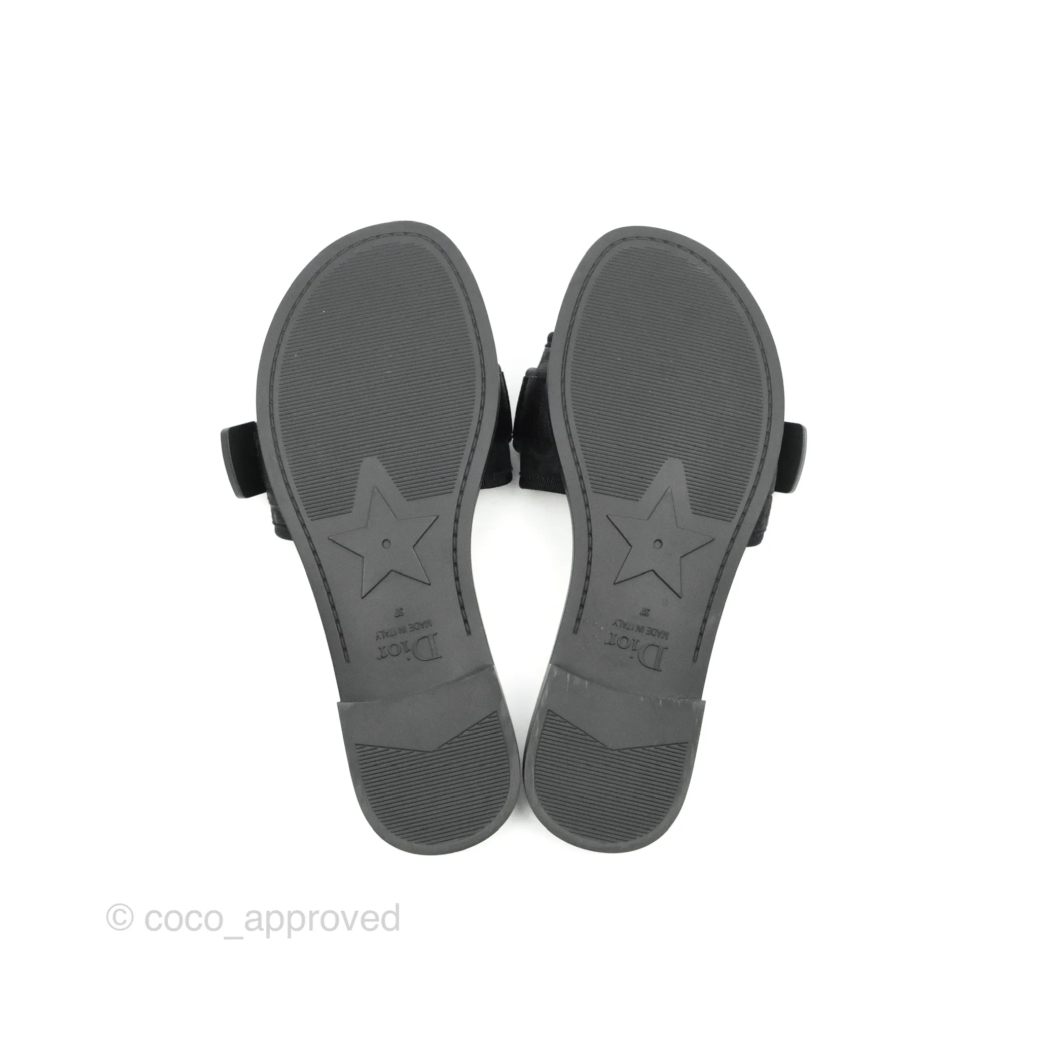 Dior The Dio(r)evolution Slippers Black Oblique