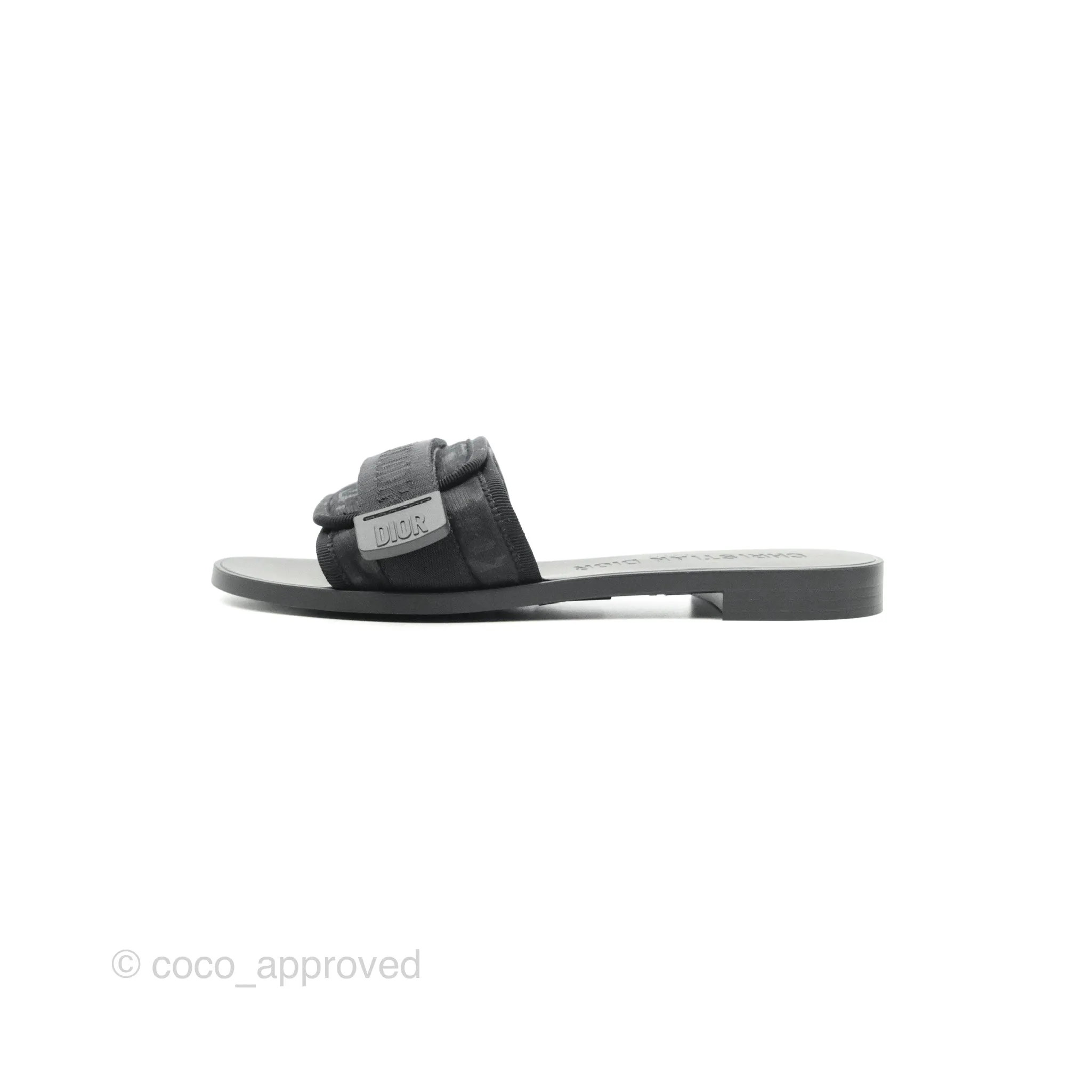 Dior The Dio(r)evolution Slippers Black Oblique