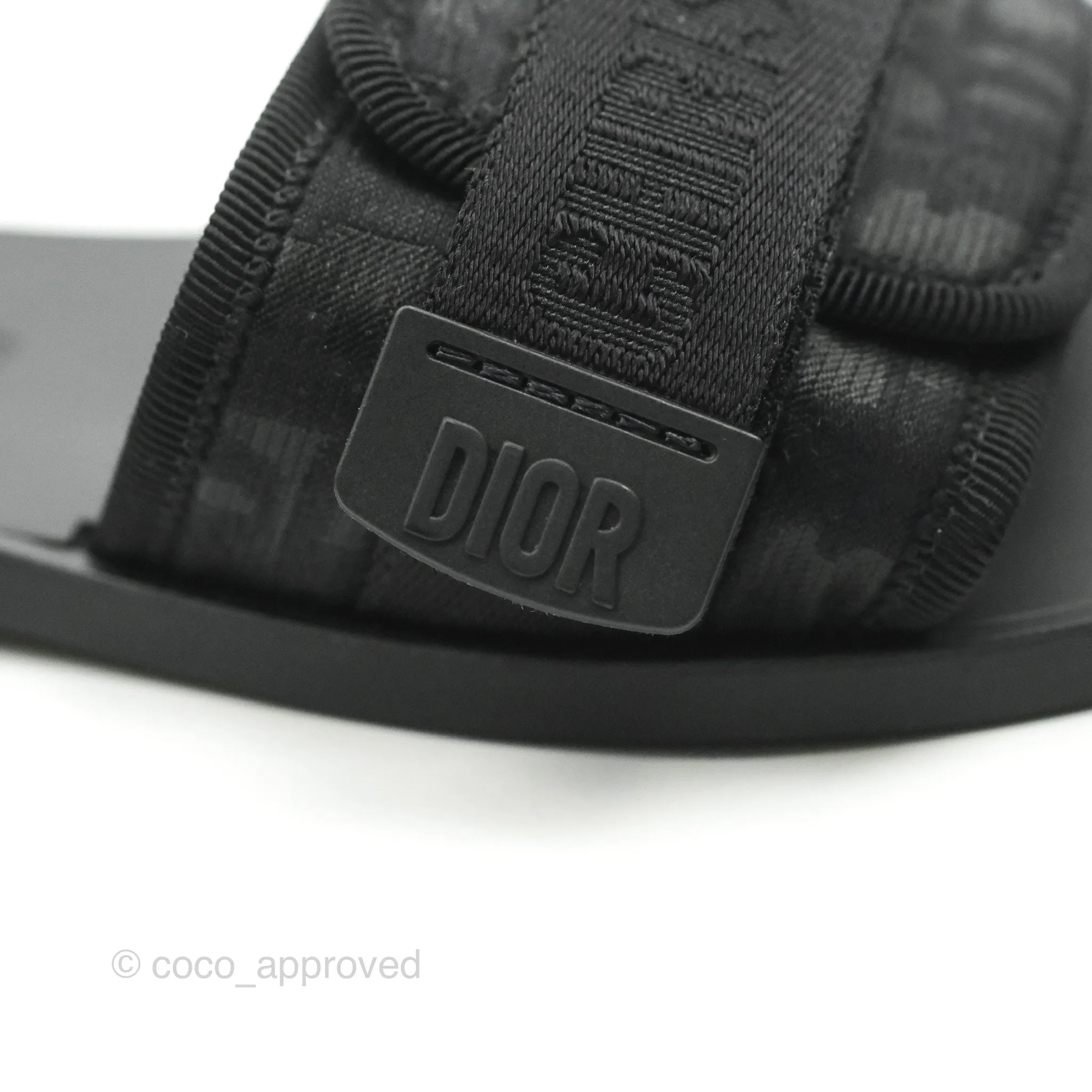Dior The Dio(r)evolution Slippers Black Oblique