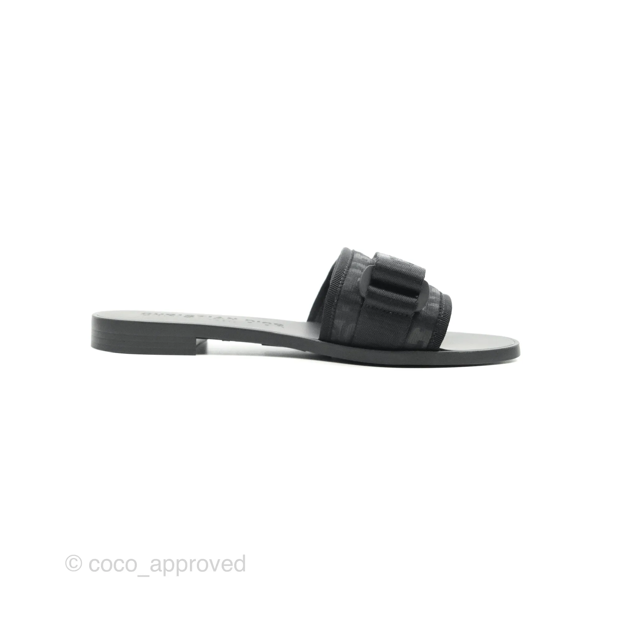 Dior The Dio(r)evolution Slippers Black Oblique