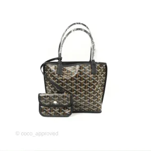 Goyard Anjou Mini Bag Goyardine Canvas Black