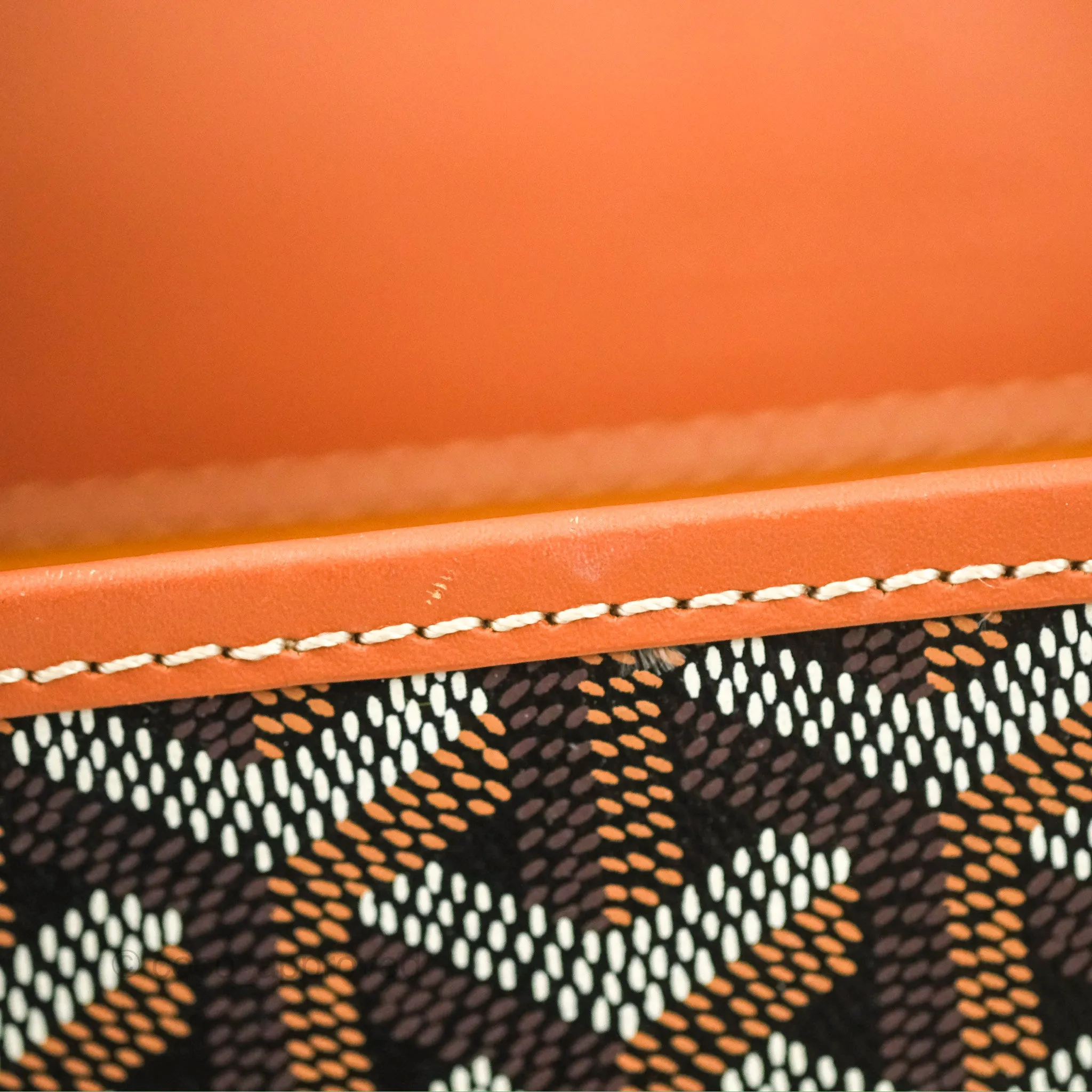 Goyard Belvedere II PM Messenger Bag Black Tan Goyardine