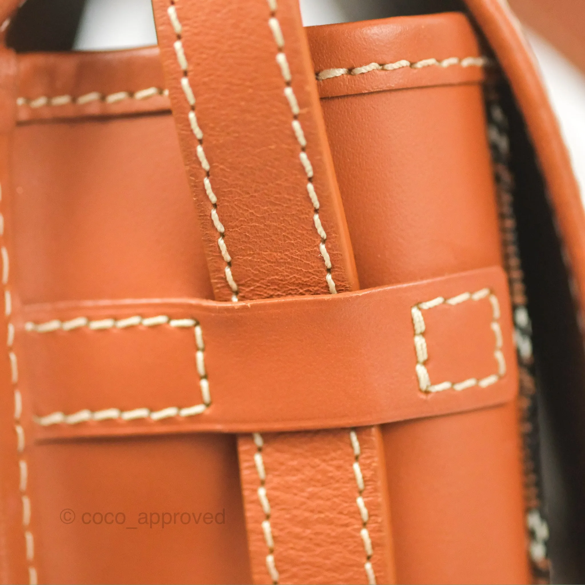 Goyard Belvedere II PM Messenger Bag Black Tan Goyardine