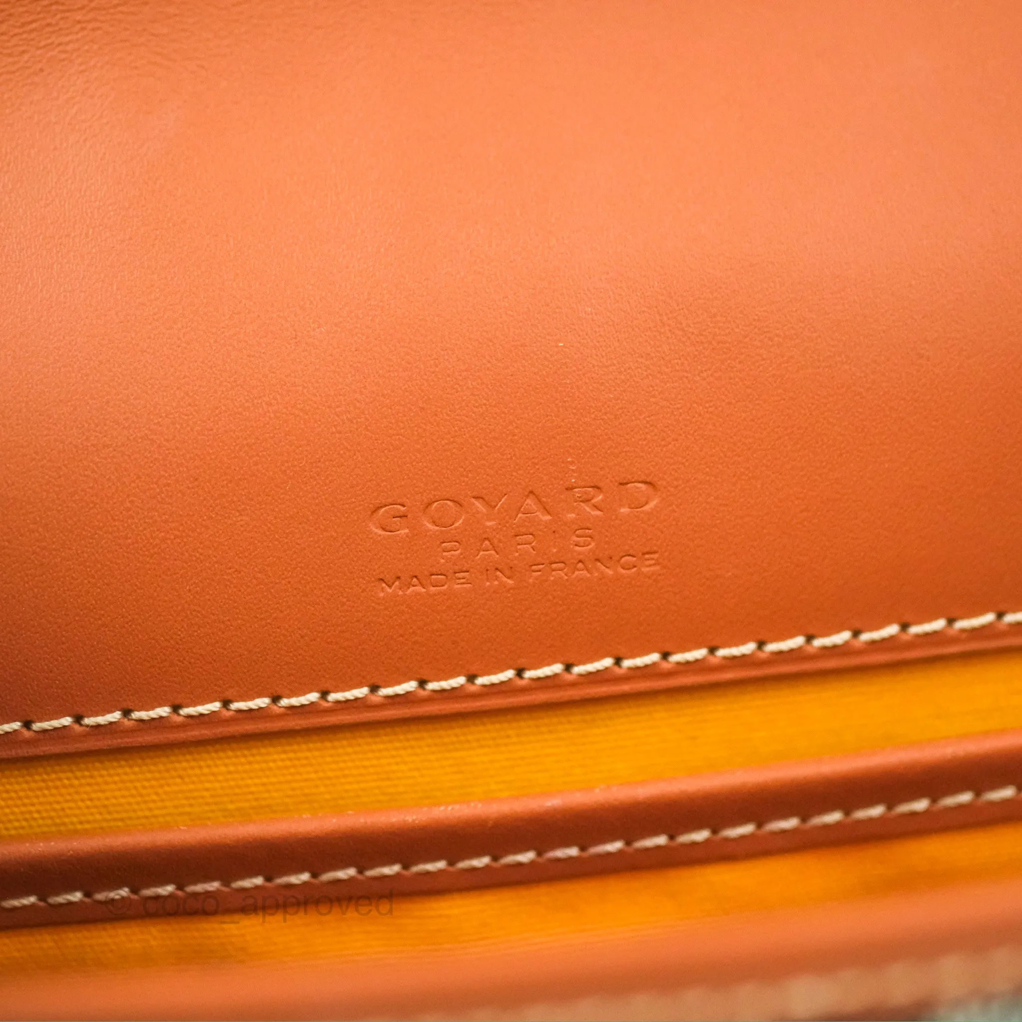 Goyard Belvedere II PM Messenger Bag Black Tan Goyardine