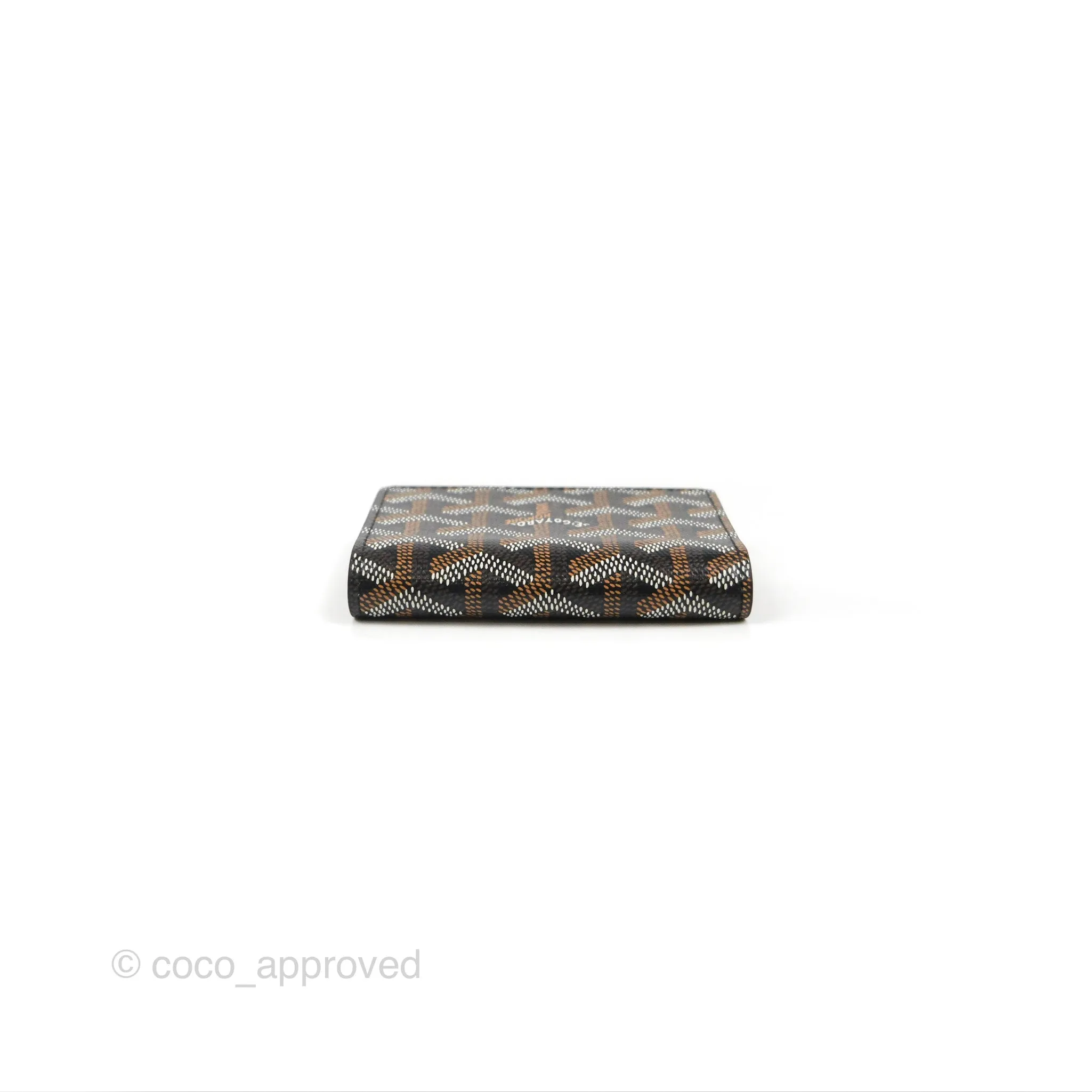 Goyard Malesherbes Card Wallet Goyardine Black