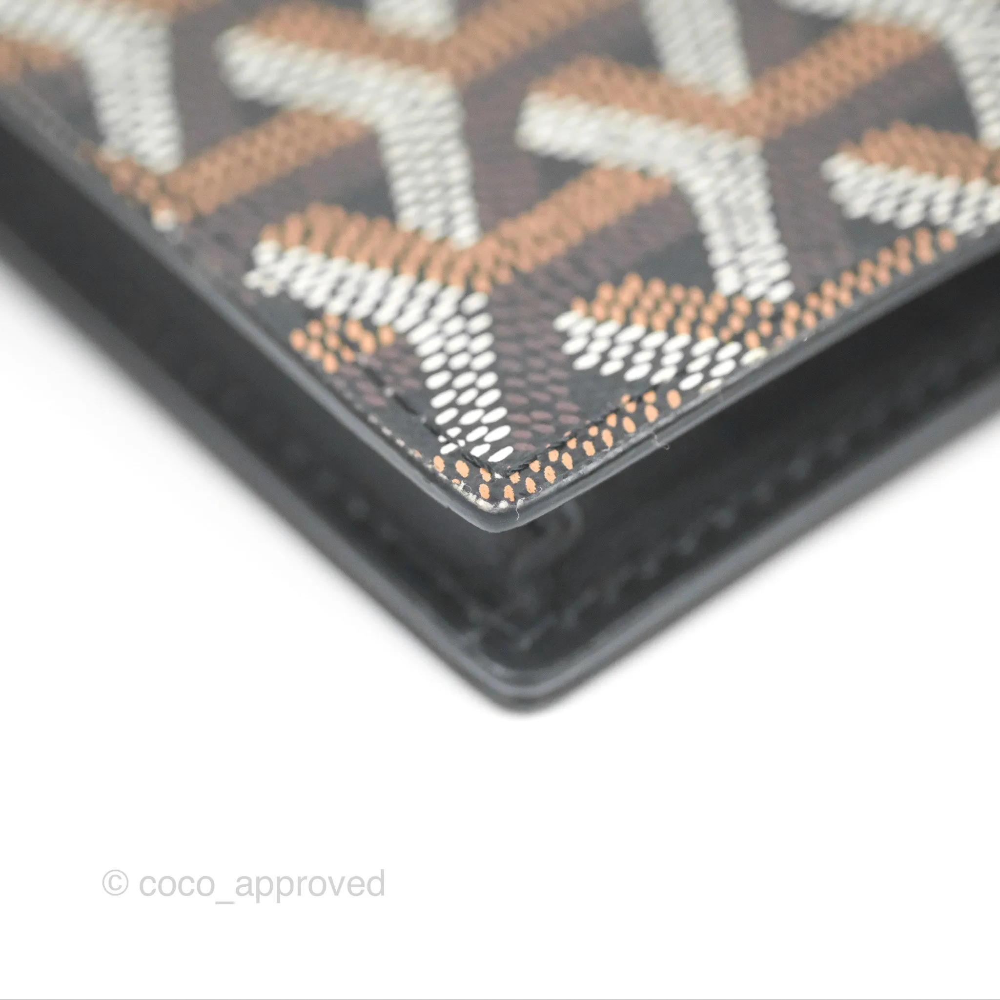 Goyard Malesherbes Card Wallet Goyardine Black