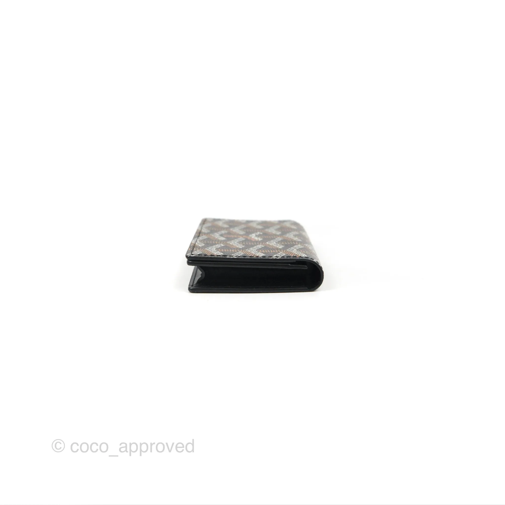 Goyard Malesherbes Card Wallet Goyardine Black